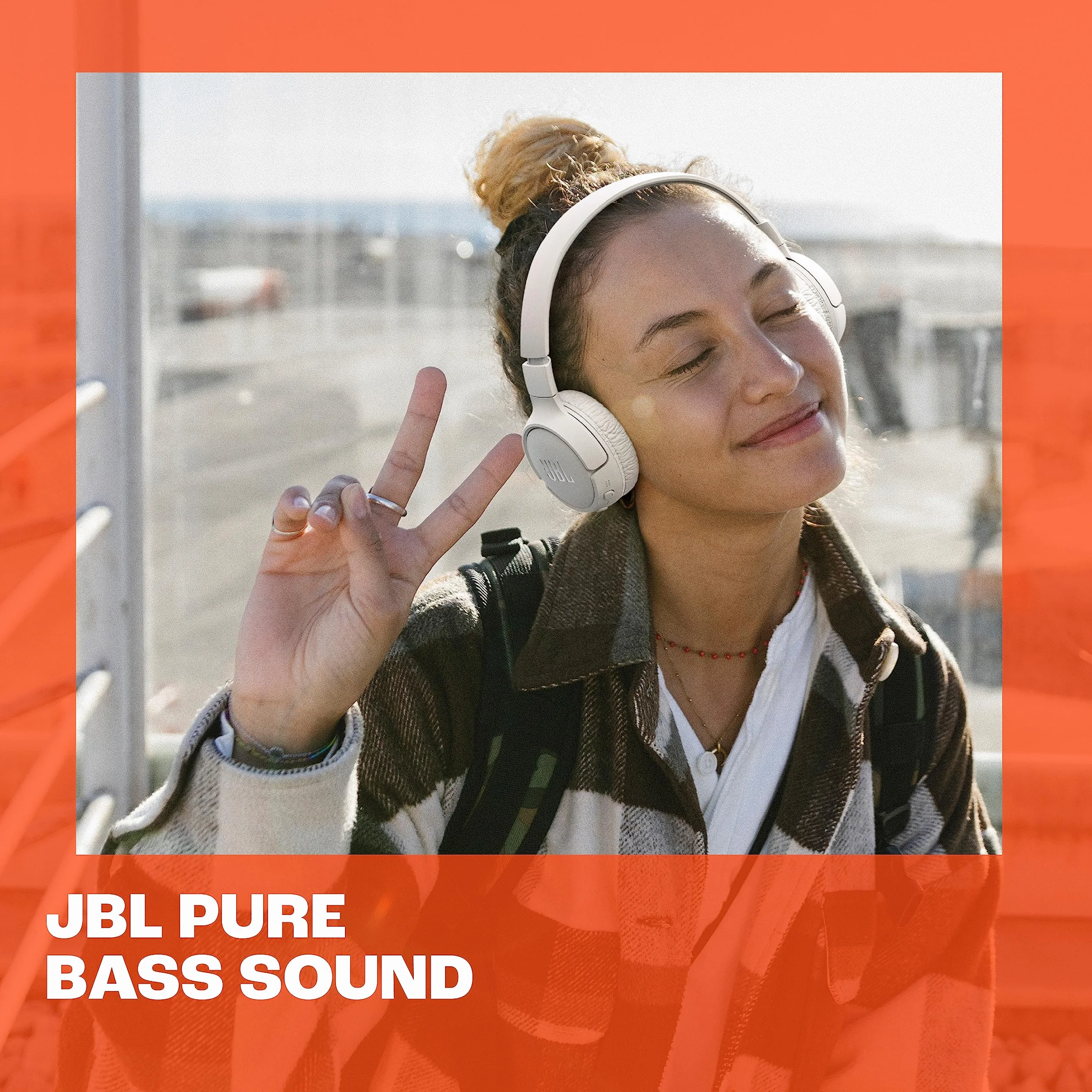 JBL Tune 670 NC Cuffie On-Ear Bluetooth Wireless, con Cancellazione Adattiva del Rumore, SmartAmbient, VoiceAware, JBL Pure Bass Sound, Connessione Multipoint, fino a 70 Ore di Autonomia, Nero