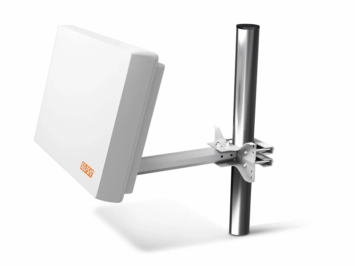 Selfsat H22D + UHD 4K, antenna singola con supporto multifunzione