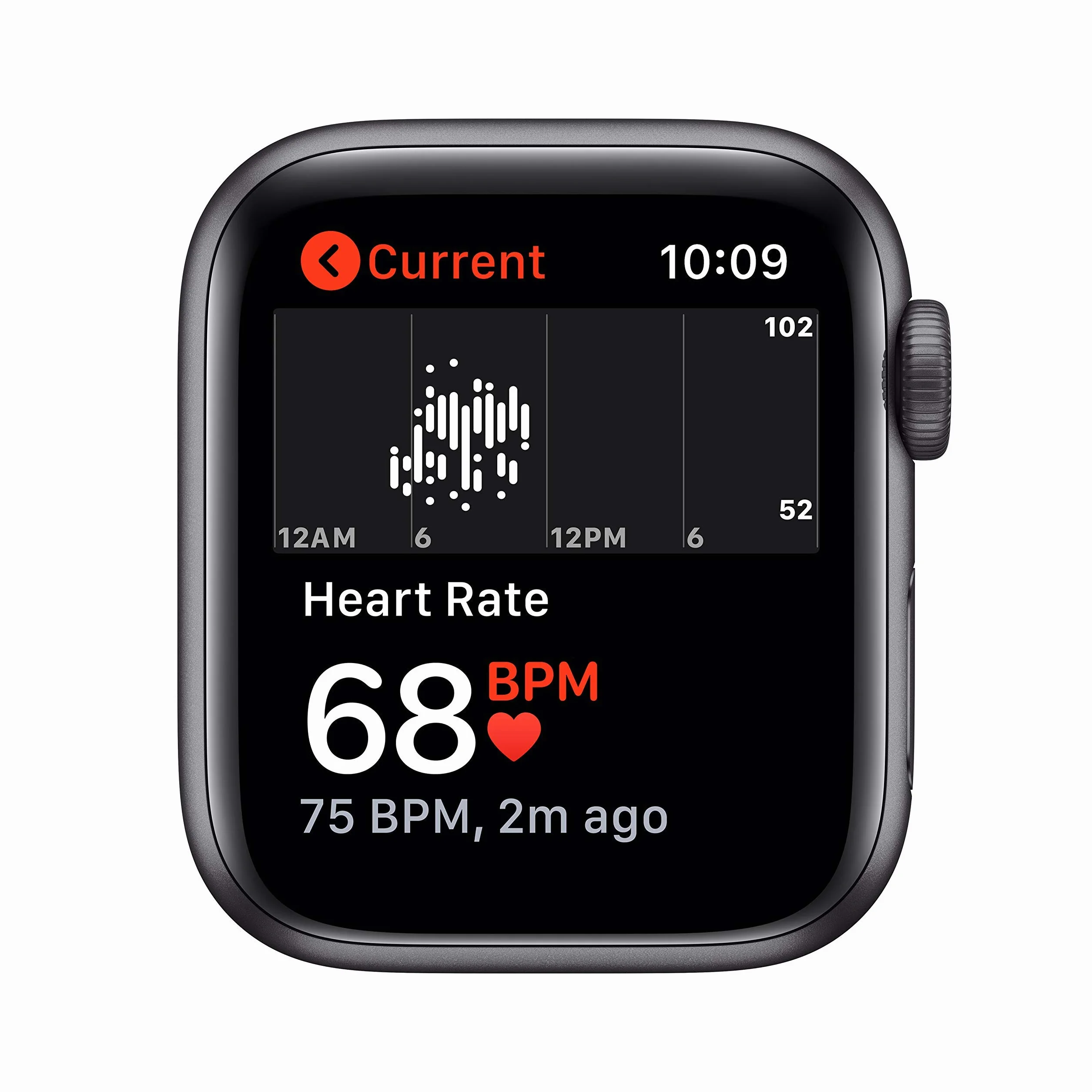 Apple Watch SE (GPS, 40MM) - Case Grigio Siderale in Alluminio con Cinturino Sport Nero (Ricondizionato)