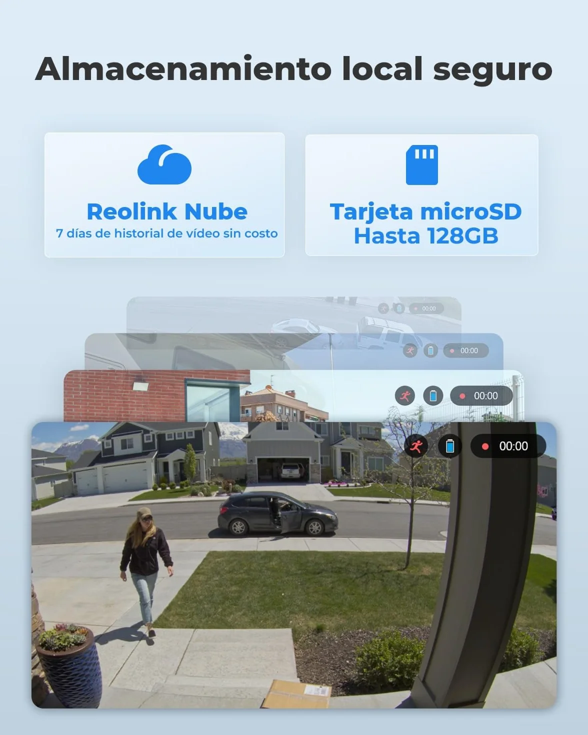 Reolink 8MP Telecamera WiFi Esterno Senza Fili, Argus 3 Ultra Videosorveglianza WiFi 2,4&5 GHz con Batteria e Pannello Solare, Rilevamento, Visione Notturna a Colori, Cloud/Alexa (Ricondizionato)