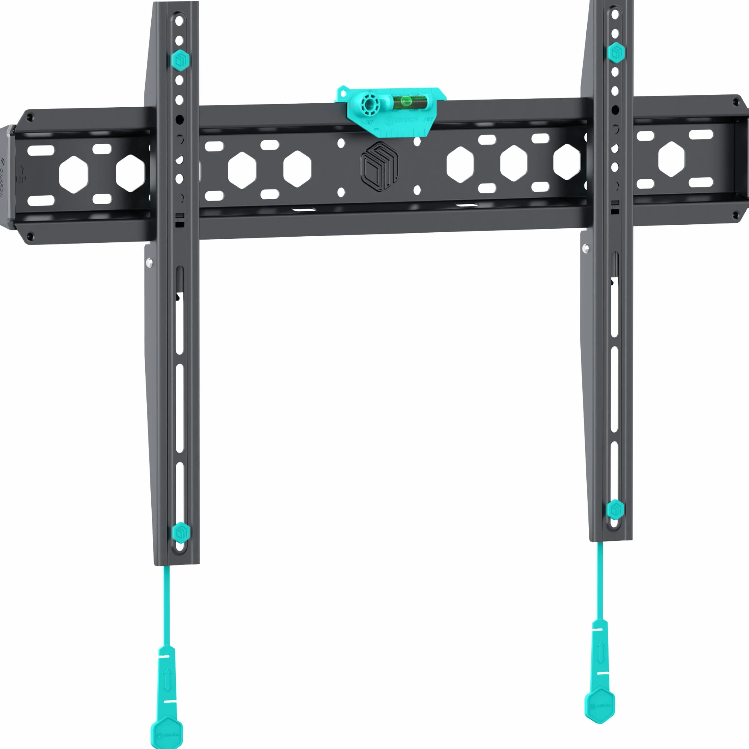 ONKRON Supporto TV Parete Fisso 43-85 pollici VESA 75x75-600x400 mm Carico 68,2 kg Nero