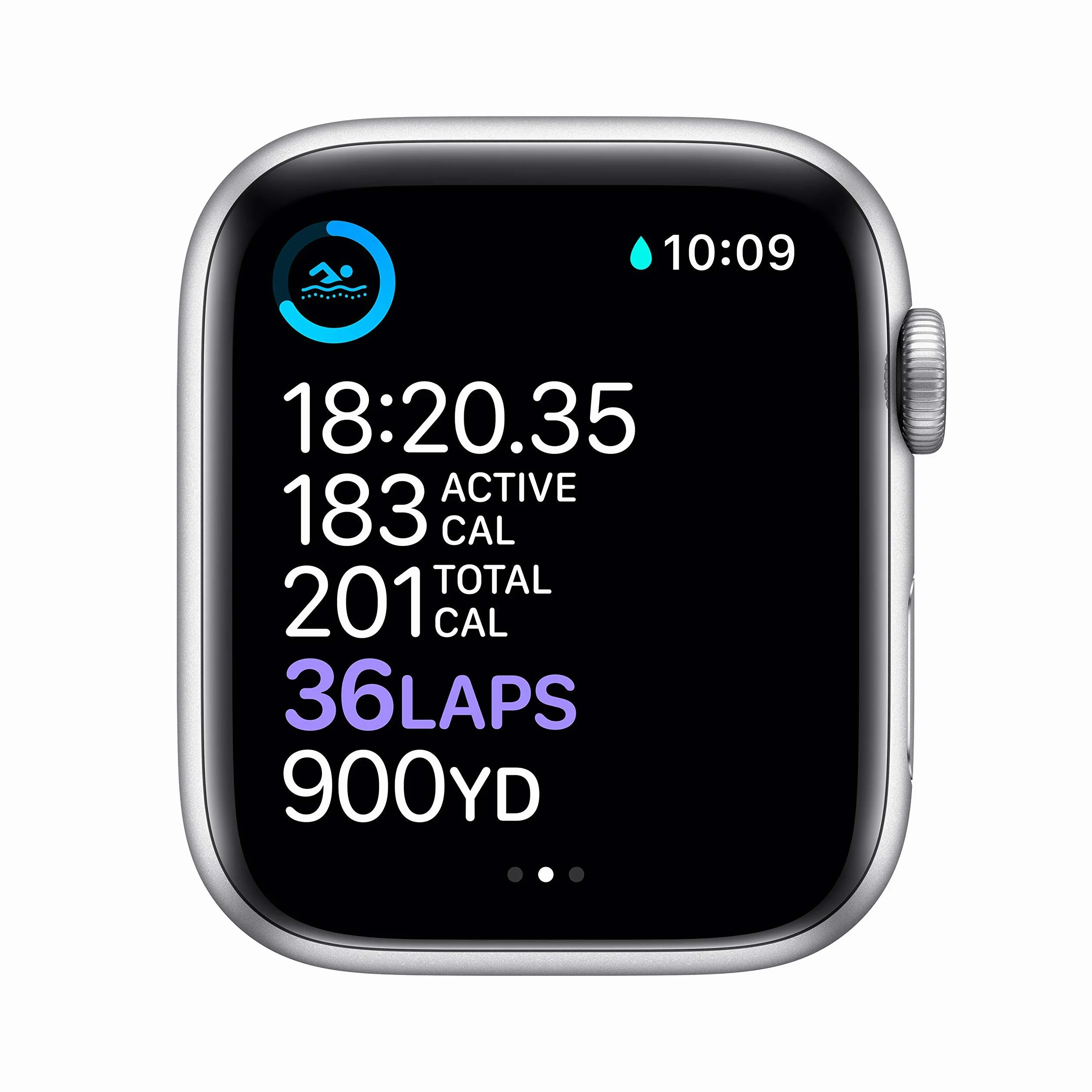 Apple Watch Series 6 (GPS + Cellulare, 44MM) Cassa in Alluminio Argento con Cinturino Sport Bianco (Ricondizionato)