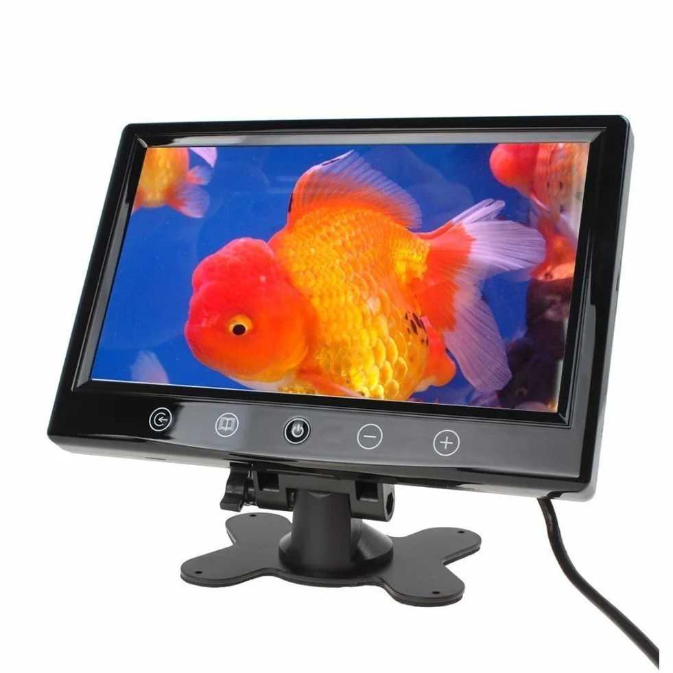 TEMPO DI SALDI Monitor LCD 10.1 Pollici Auto Pulsanti Touch 2 Ingressi AV Per Videosorveglianza