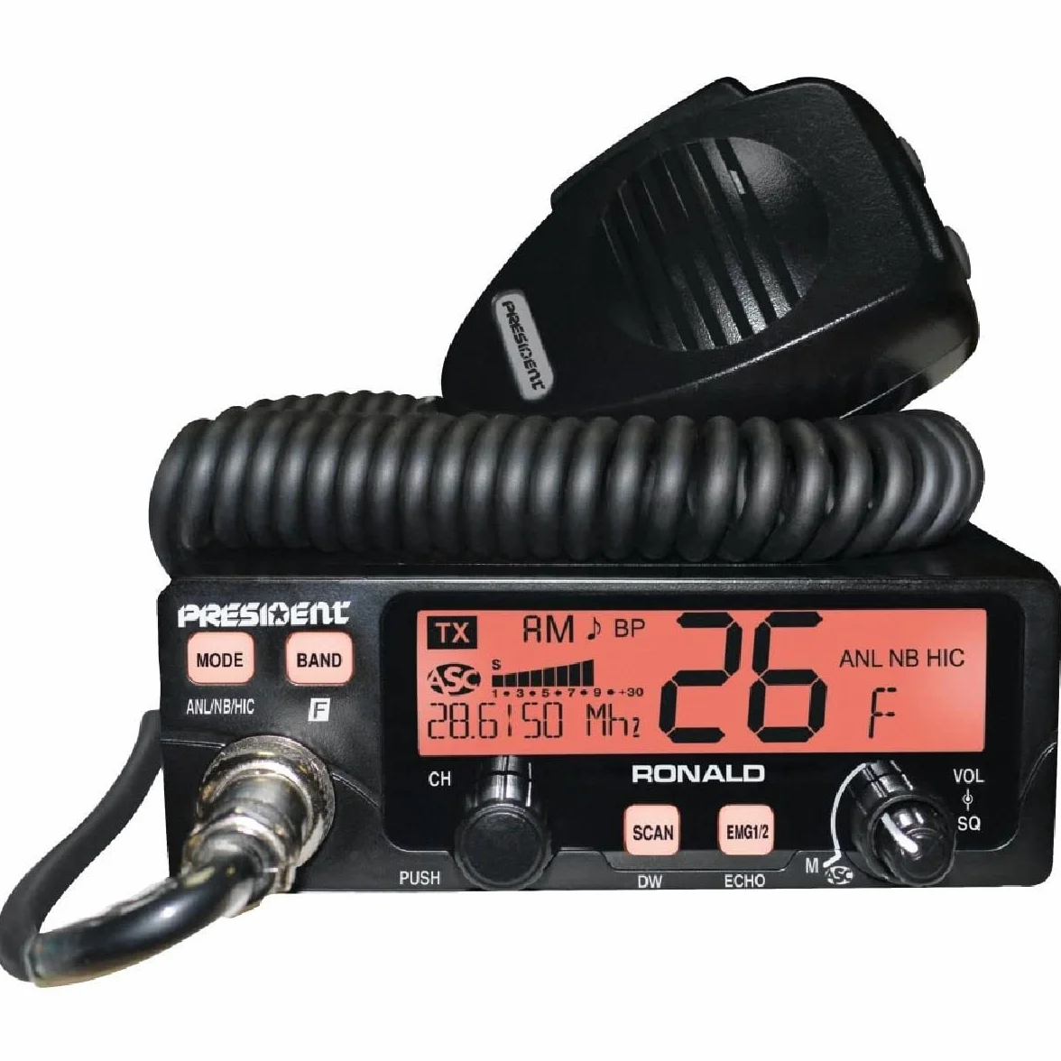CB President ASC Radioamatore Ronald TXPR500