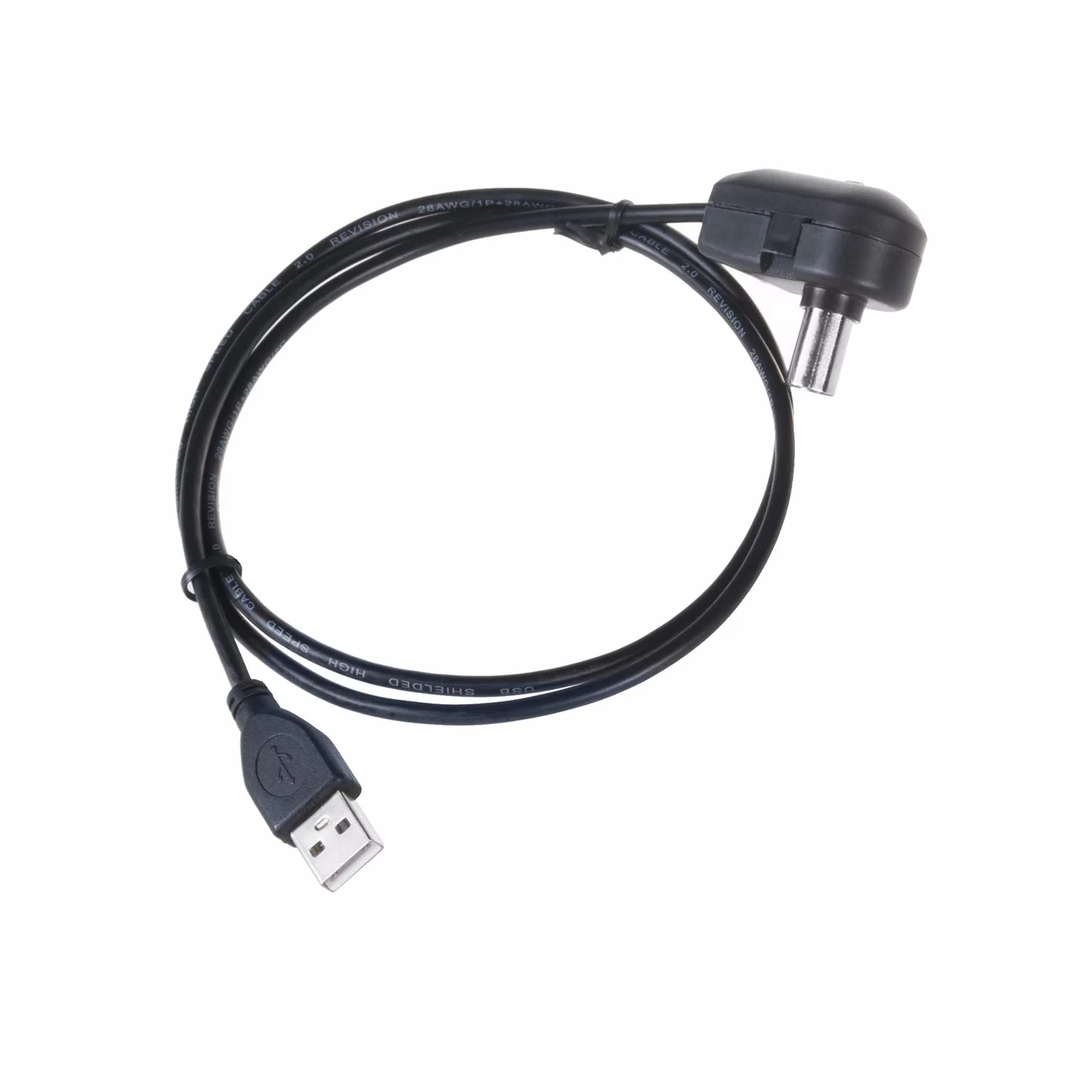 Maclean MCTV-947 - Antenna omnidirezionale multidirezionale per esterni, antenna TV attiva DVB-T/T2 H.265 HEVC (Camper - USB / 12/24 V)