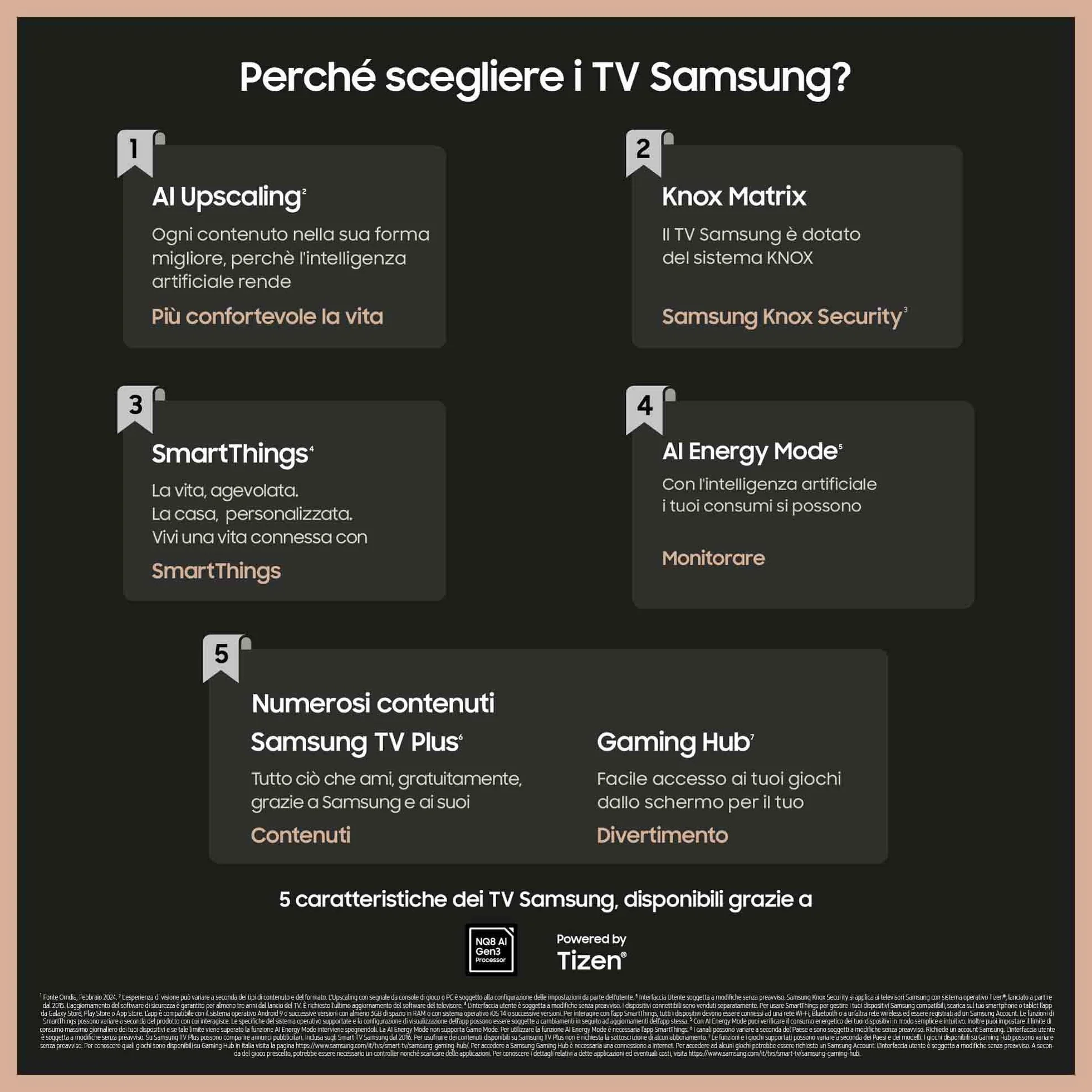 Samsung Smart TV 43" UE43DU7170UXZT Crystal 4K UHD Slim Look DVB-T2 Q-Symphony OTS Lite Bixby Alexa Google Assistant Black