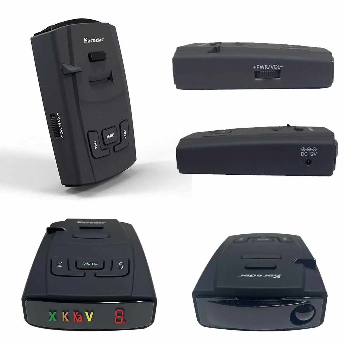 Rilevatore radar X/K/Ka Band & Laser Detection, rilevabile polizia Speed Trap Detector per auto LaserEye e False Alert Filtering S360 (KARADAR)