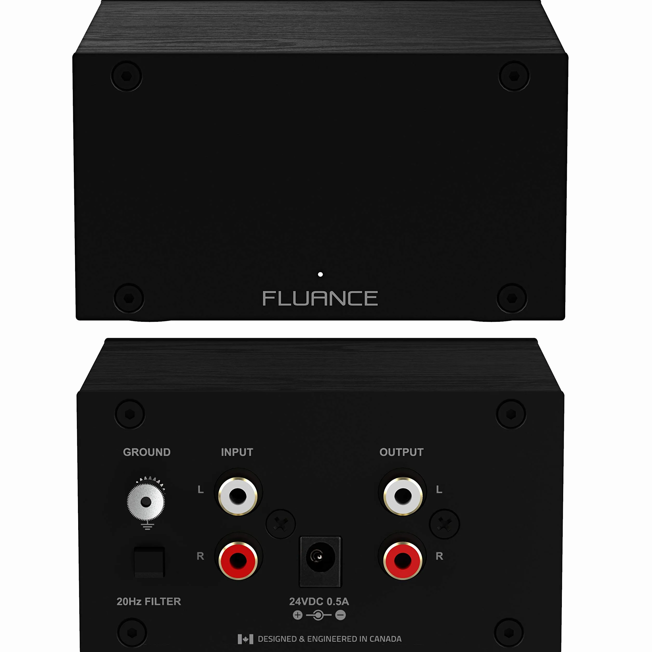 Fluance PA10 Preamplificatore Phono Alta Fedeltà Equalizzazione RIAA Giradischi MM Vinile