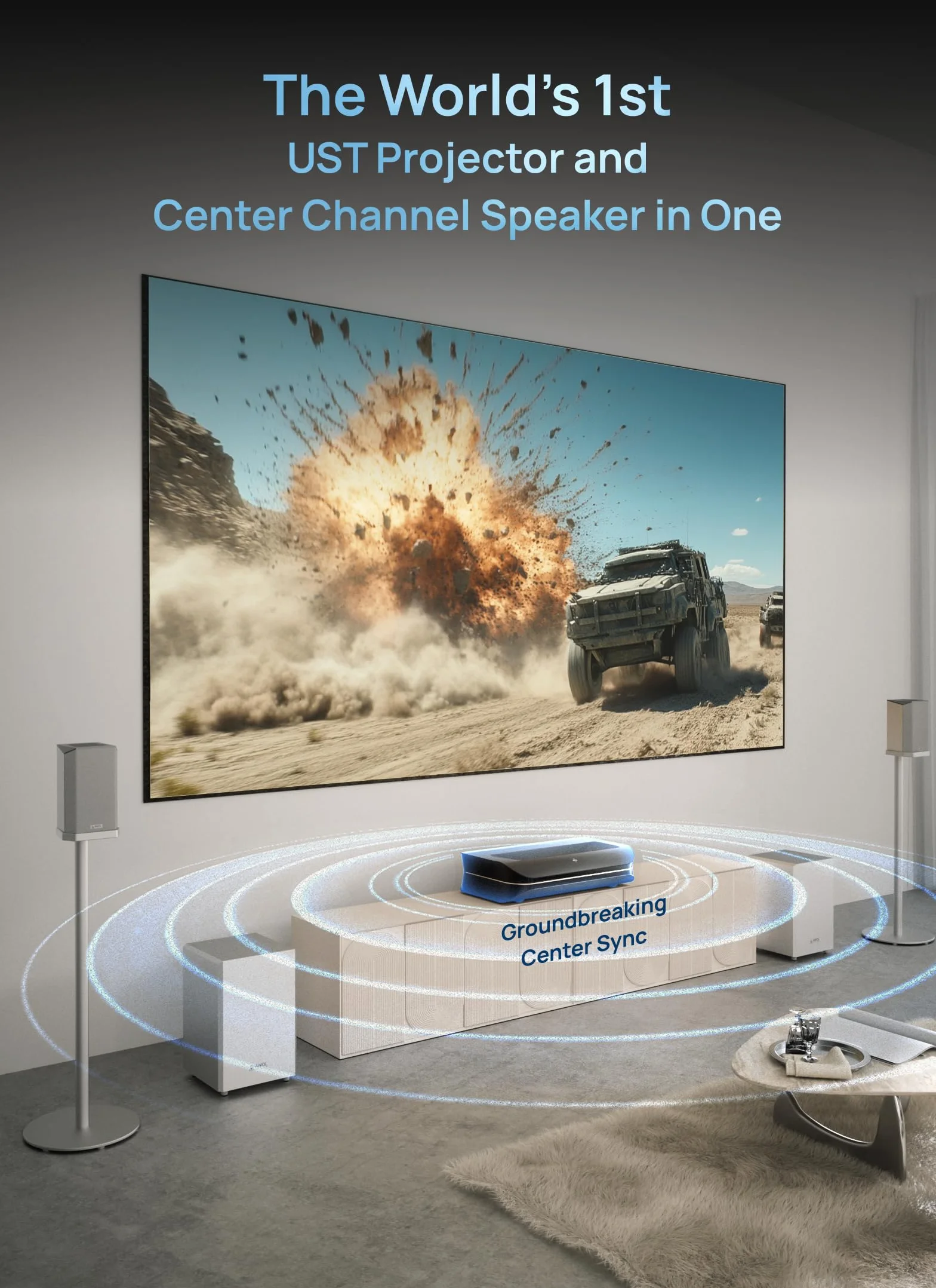 AWOL VISION ThunderBeat 4.2.2 Sistema audio home theater completamente wireless (Thunderbeat)