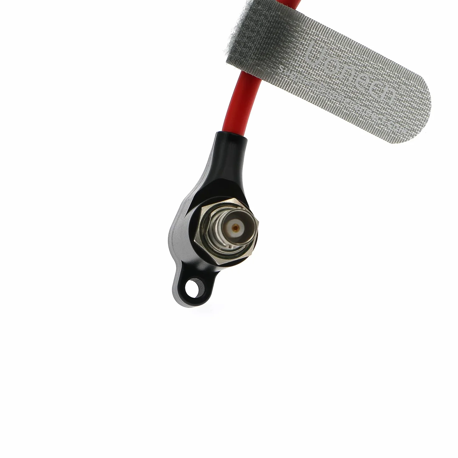 Uonecn Cavo Protettivo HD SDI 12G con Isolatore Galvanico BNC Maschio a BNC Femmina Angolato per RED Komodo Camera 20cm rosso