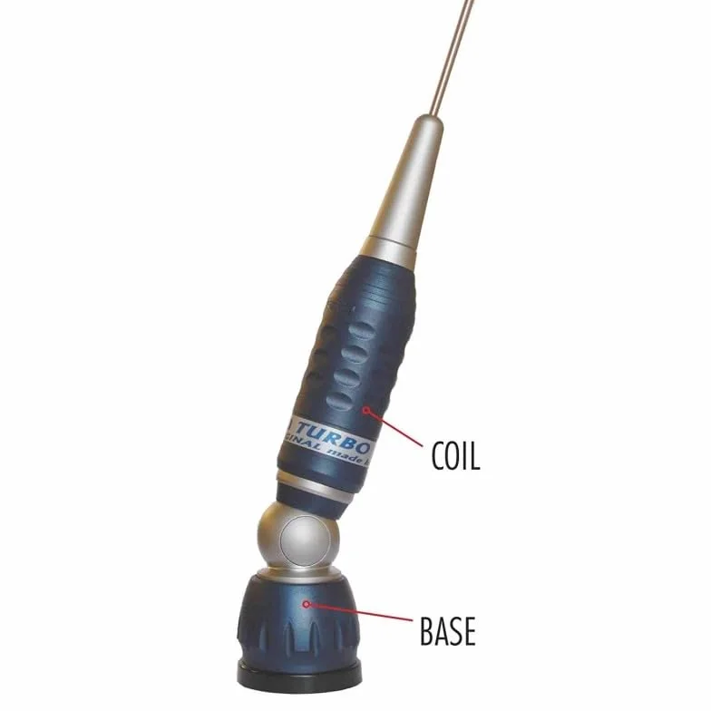 SIRIO TURBO 800 S Blue Line ANTENNA VEICOLARE - 27…28.5 MHz Tarabile