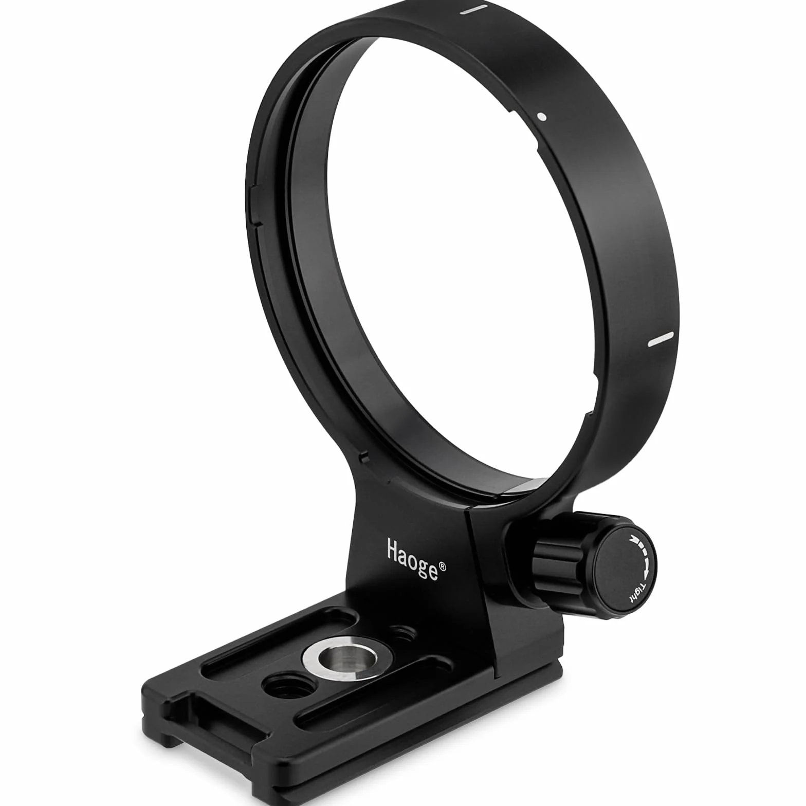 Haoge LMR-SM140S Anello di montaggio per treppiede per Sigma 100-400 mm F5-6.3 DG DN OS Lens Sony E, Fuji X Mount, L Mount e 105 mm F1.4 Art Lens Collar piede di ricambio base integrata Arca Swiss