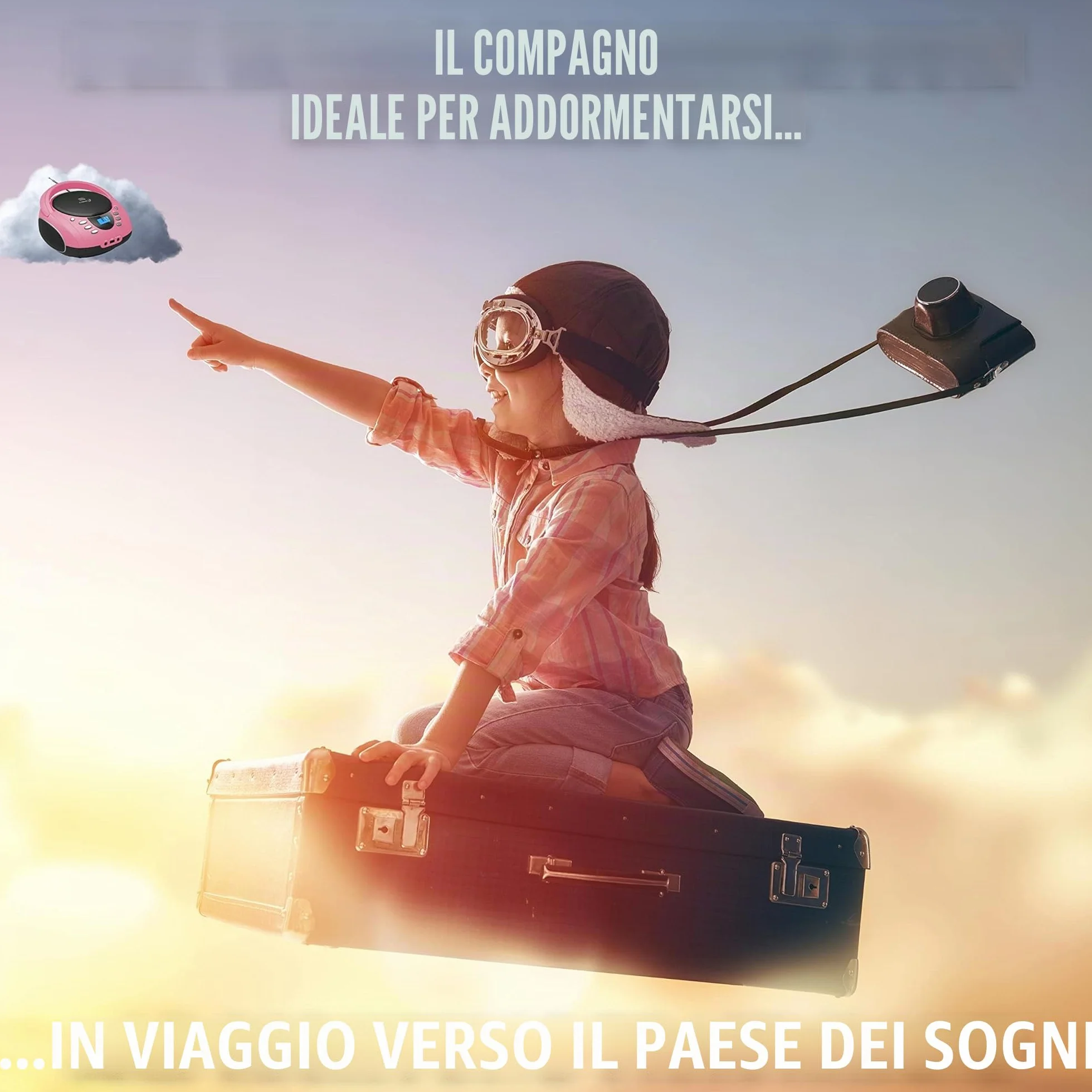 Boombox portatile lettore CD CD-R USB radio FM AUX jack cuffie impianto stereo compatto rosa Pretty Pink