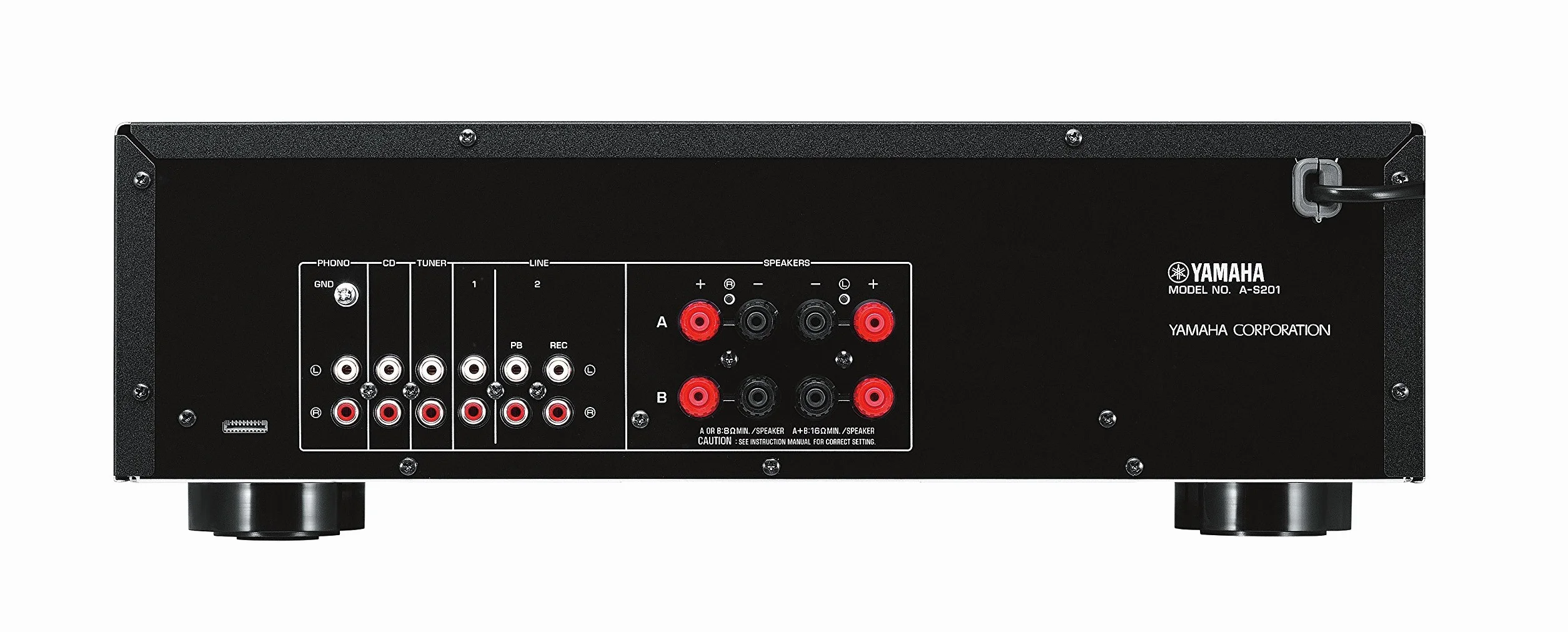 Yamaha A-S201 Amplificatore Integrato, Silver