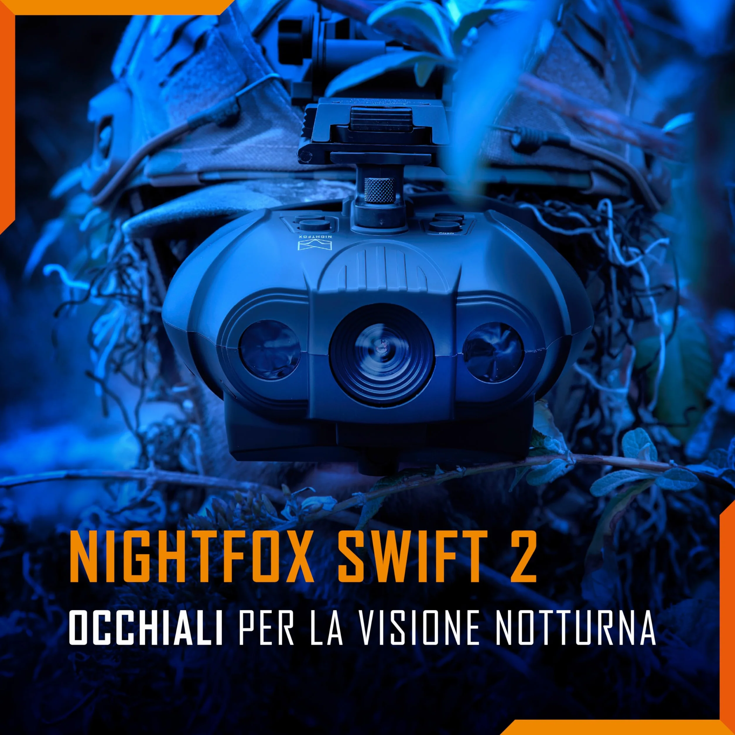 Nightfox Swift 2 Occhiali Visione Notturna | Montaggio sulla Testa | Ingrandimento 1x | 1080P HD | Ricaricabile USB | Binocolo Visione Notturna Digitale a Infrarossi
