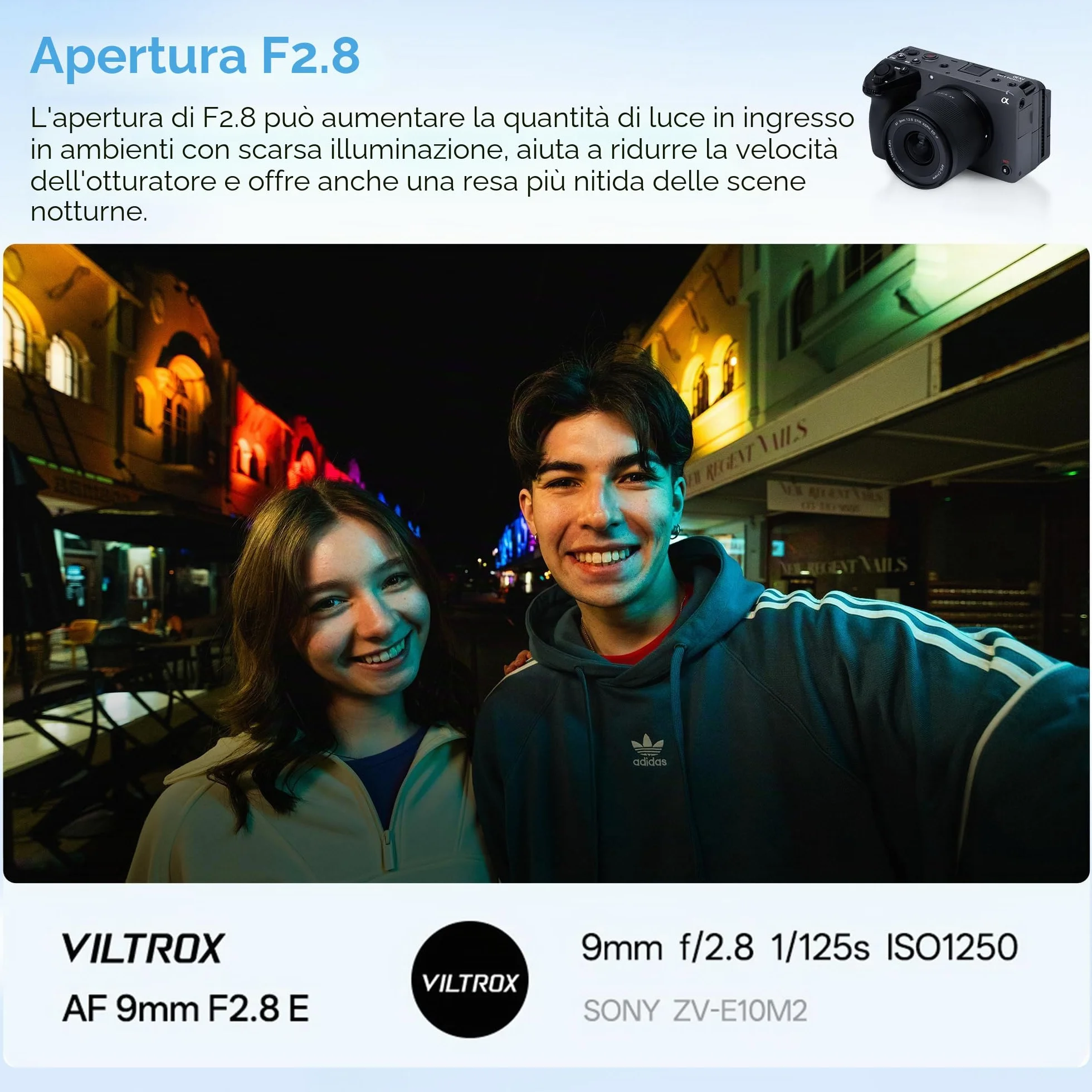 VILTROX AF 9mm F2,8 Obiettivo per Fotocamera APS-C Autofocus Ultragrandangolare a Focale Fissa (per Sony E)