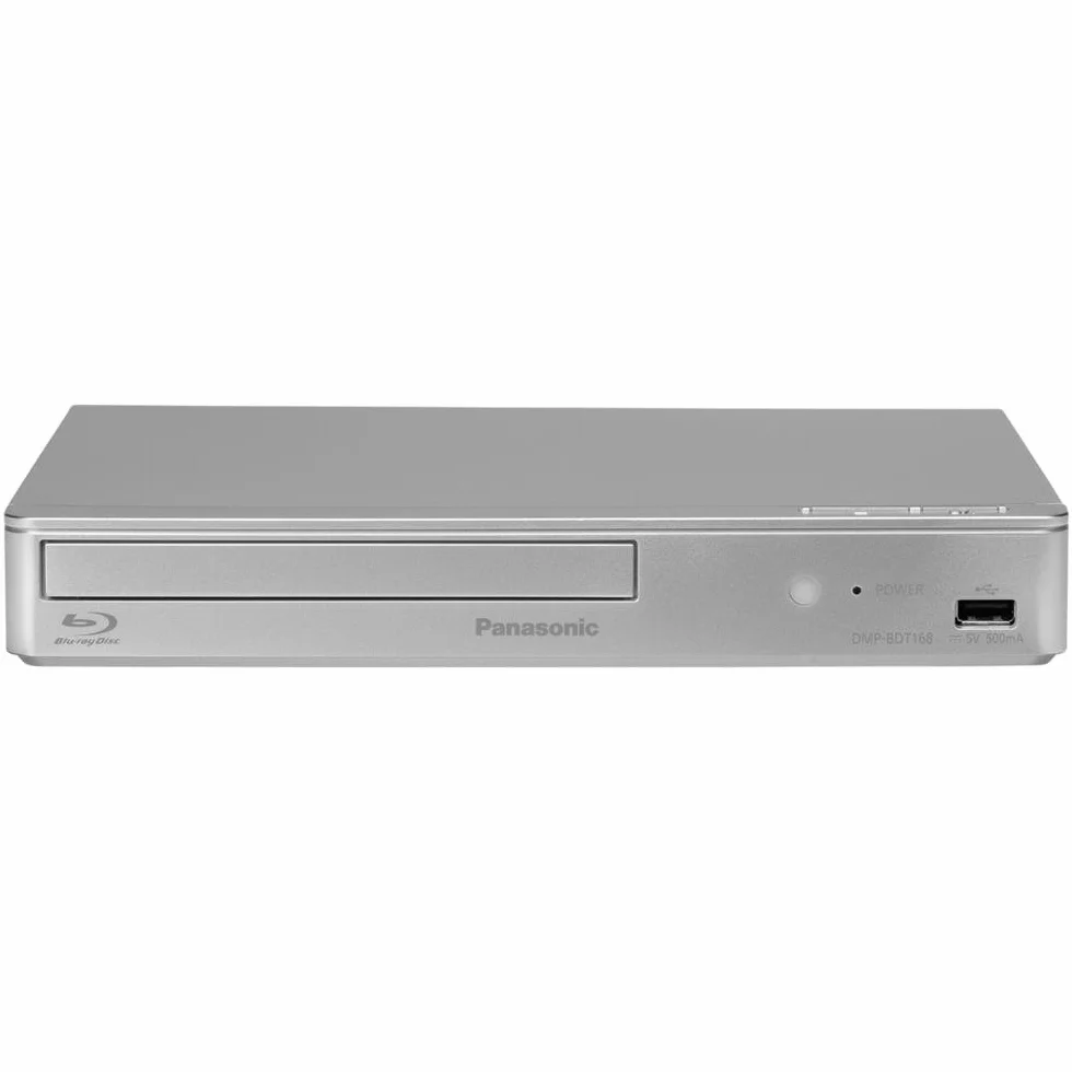 Panasonic DMP-BDT168EG, Lettore Blu-Ray, Argento