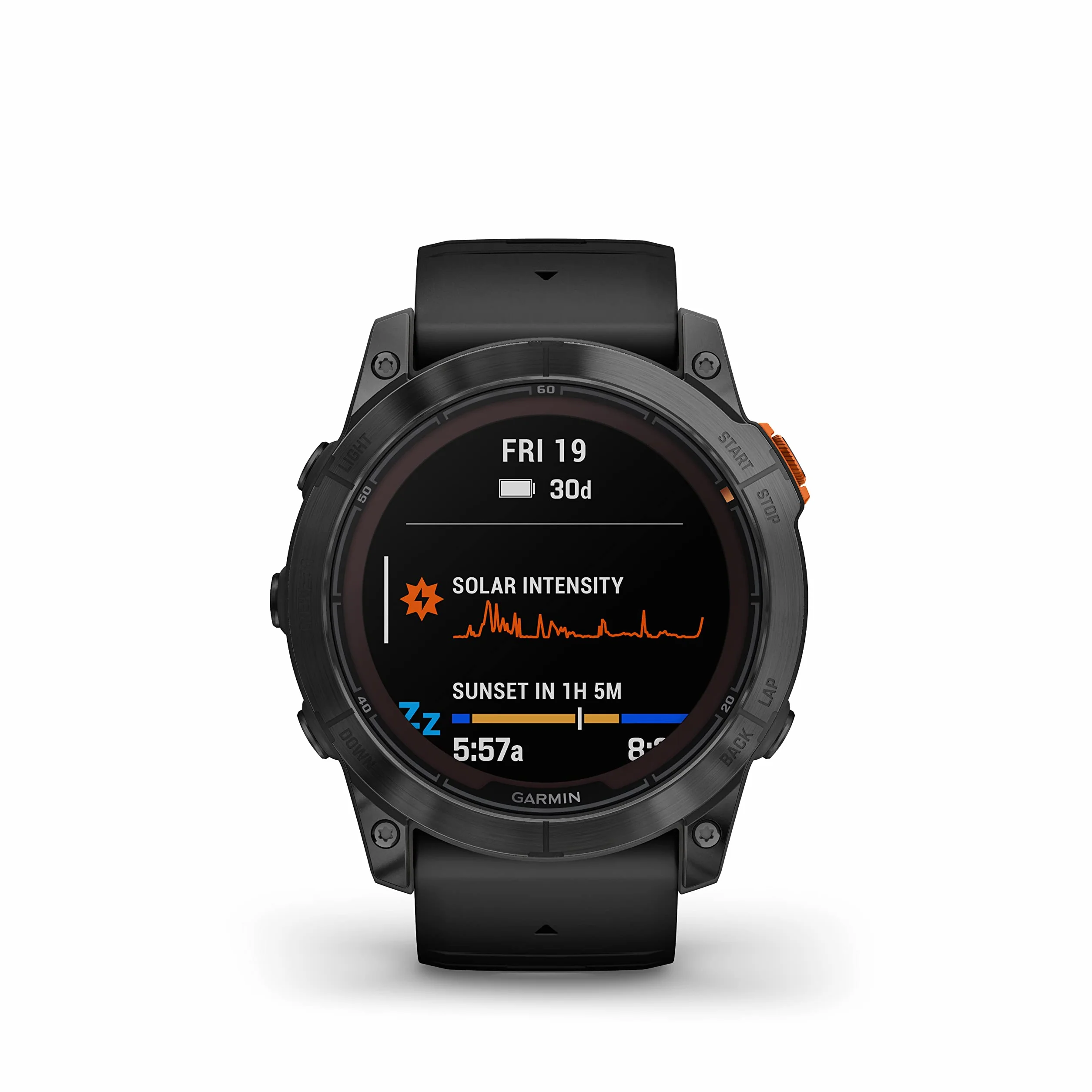 Garmin fēnix 7X Pro Solar, Smartwatch, Ricarica solare, 51mm, Torcia LED, Touchscreen 1,4", +30 Sport, GNSS multi-band, SpO2, Mappe, Musica, Autonomia 37 giorni (Slate Gray & Black) (Ricondizionato)