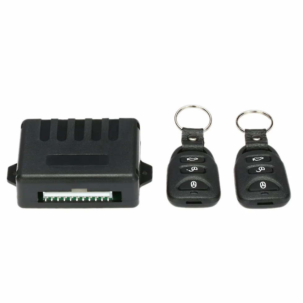Serratura centralizzata universale per auto, sistema di ingresso per porta auto senza chiave, kit con 2 telecomandi di blocco centrale