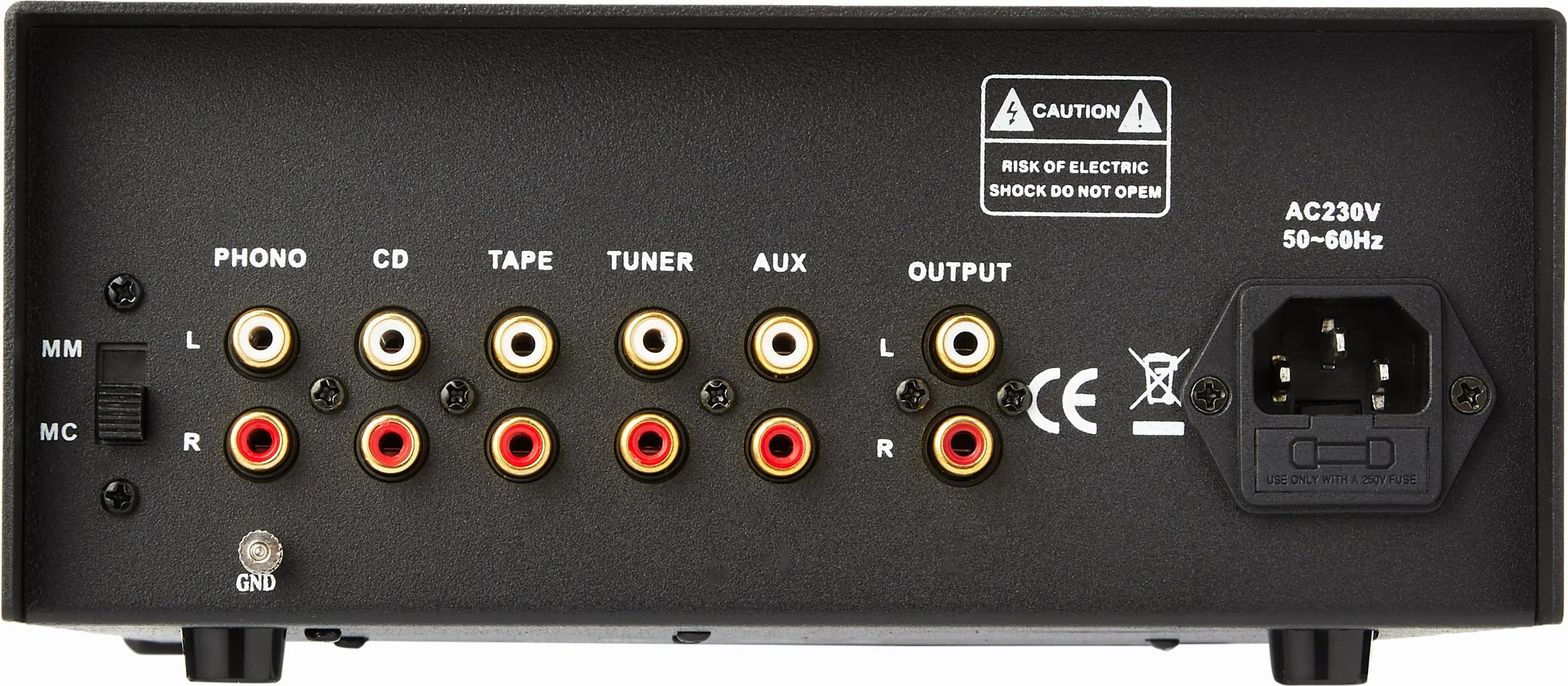 Dynavox TPR-3 Tube Preamplificatore Nero