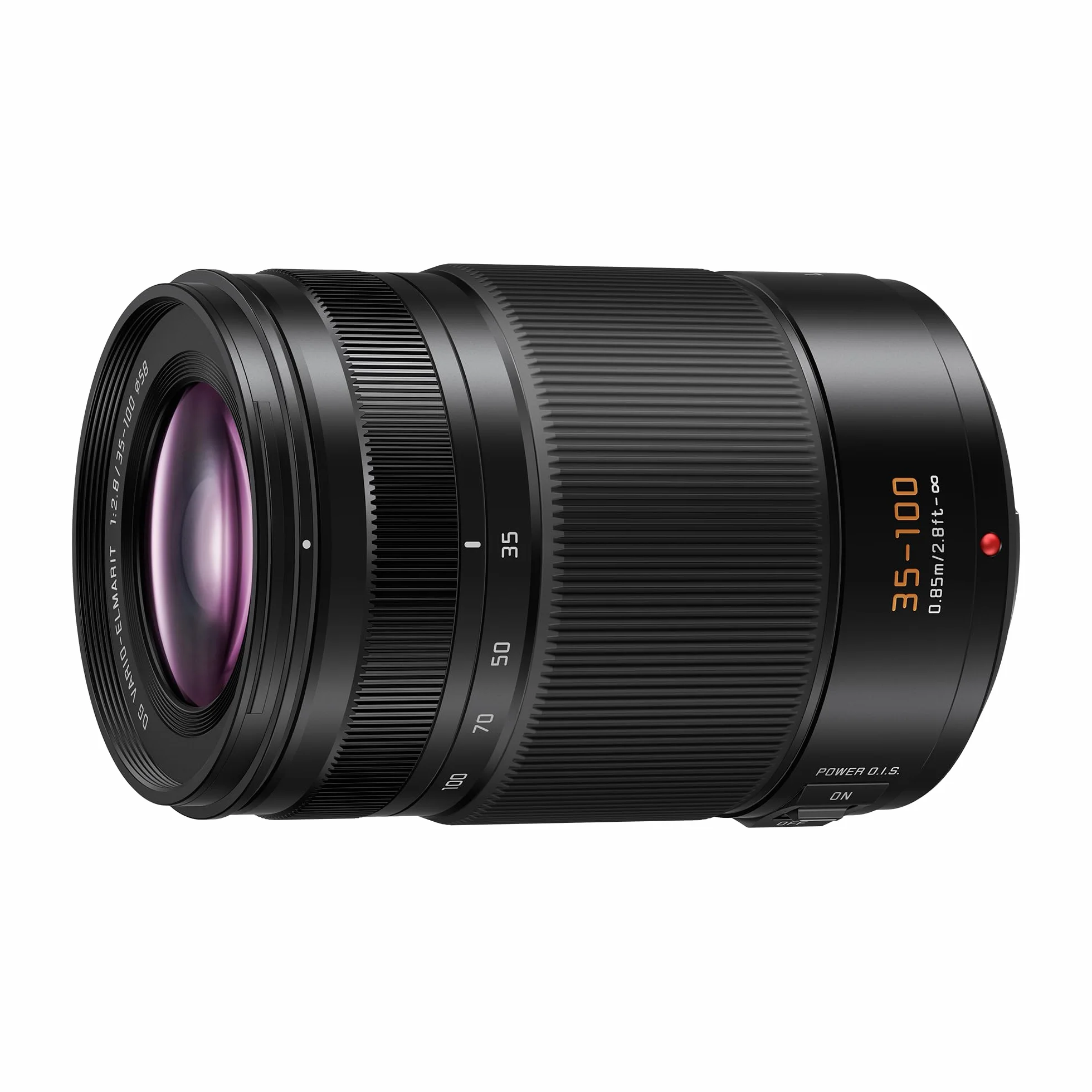 Panasonic Lumix H-ES35100E Leica DG Vario-Elmarit Obiettivo 35-100mm Zoom F2.8, Obiettivo per Fotocamere Micro Quattro Terzi, Teleobiettivo, Power OIS, Resistente a Schizzi, Polvere e Gelo, Nero