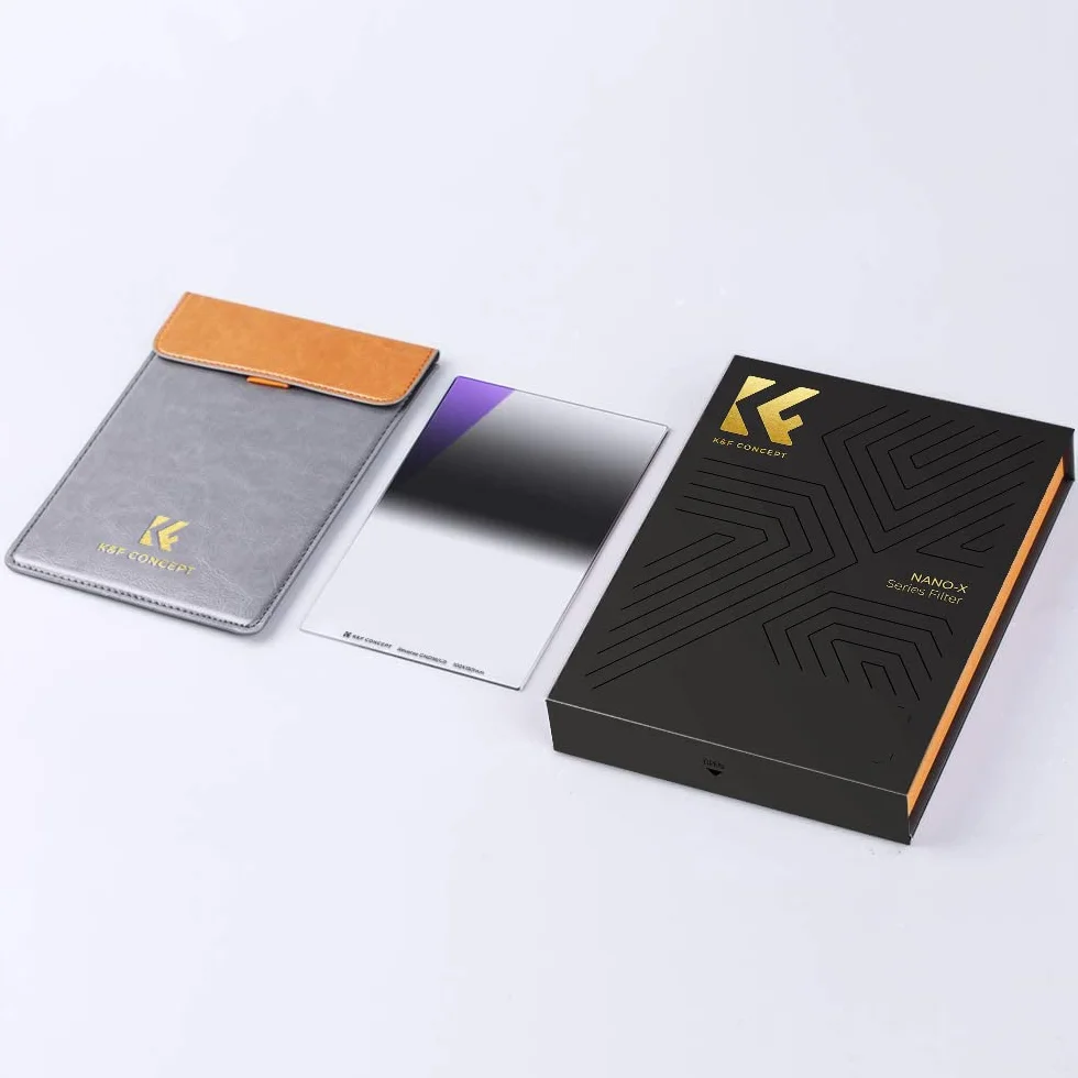 K&F CONCEPT Nano-X Filtri a Lastra Reverse GND 16 (1.2) da 100x150mm in Vetro Ottico con 28 Strati Rivestimento Nano Compatibile Nano-X Porta Filtri per Lente