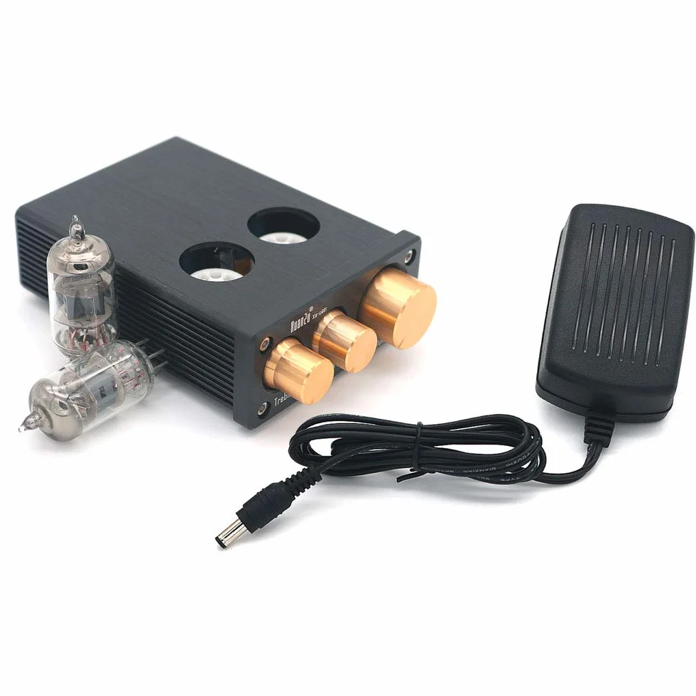 DollaTek 6J1 Mini Vacuum Tube Preamplificatore Audio Hi-Fi Stereo Pre-Amplifier Treble Bass Control