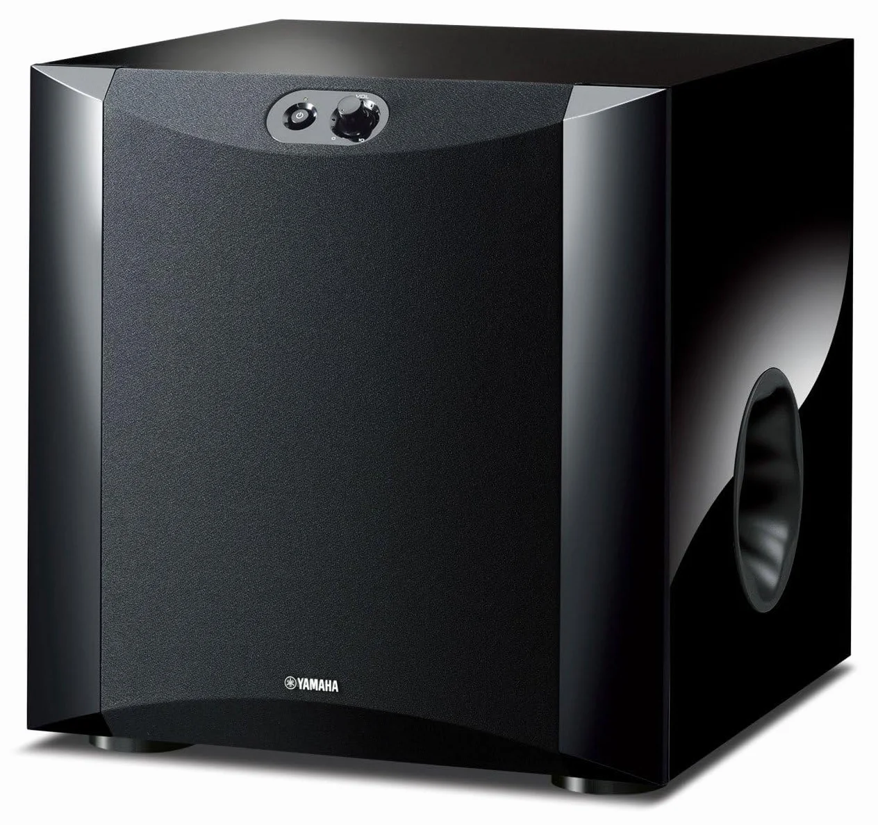 Yamaha NS-SW300 Subwoofer Advanced YST II Twisted Flare Port Piano Black