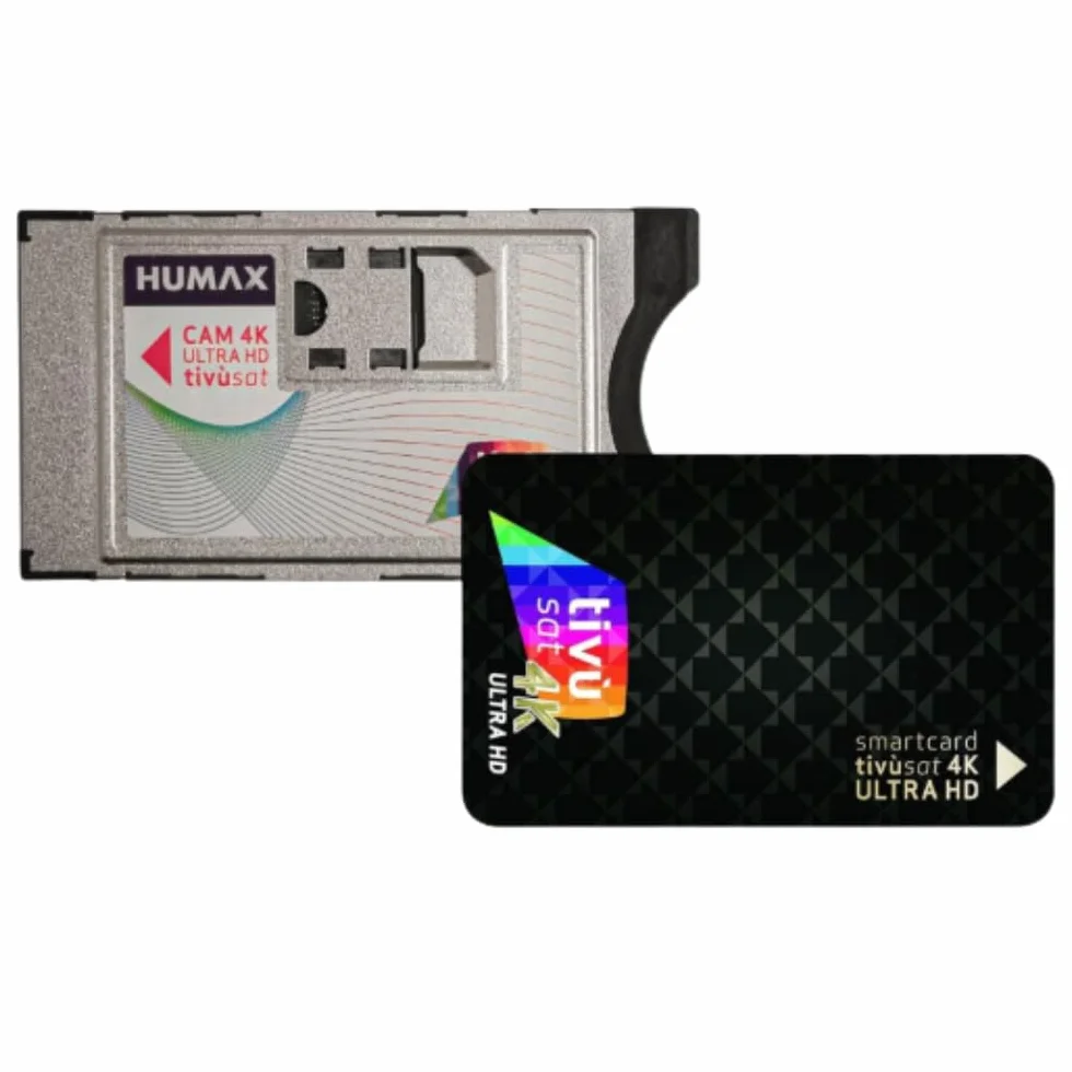 Humax Cam Tivusat 4K Ultra HD con scheda Tivusat Ultra HD 4K inclusa