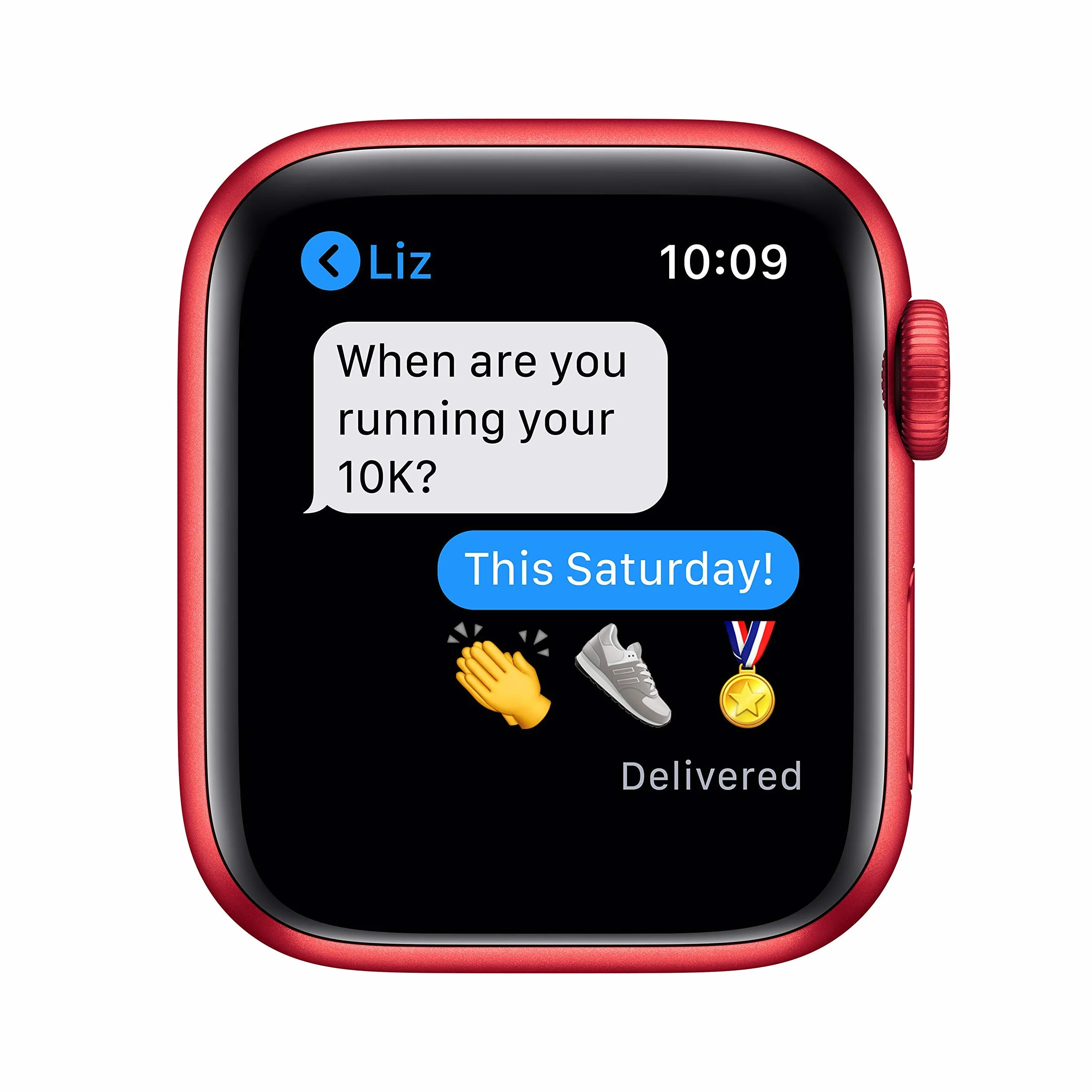 Apple Watch Series 6 GPS + Cellular, cassa in alluminio PRODUCT (RED) da 40 mm con cinturino sportivo PRODUCT (RED) (Ricondizionato)