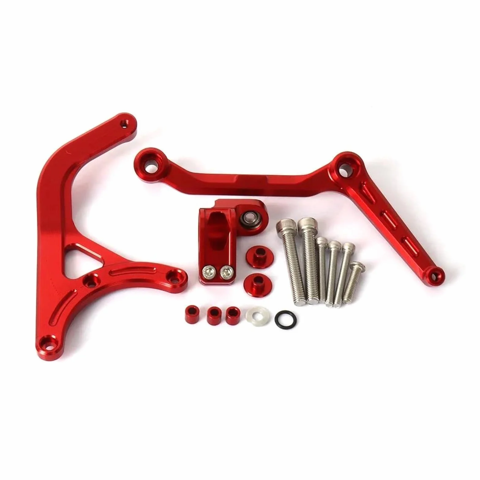 Morsetto Di Montaggio Staffa Ammortizzatore Sterzo Moto Per Ducati Multistrada V4 S Pikes Peak RS 2021-2024 Kit Supporto Montaggio Smorzatore Staffa Supporto(Imposta 1)