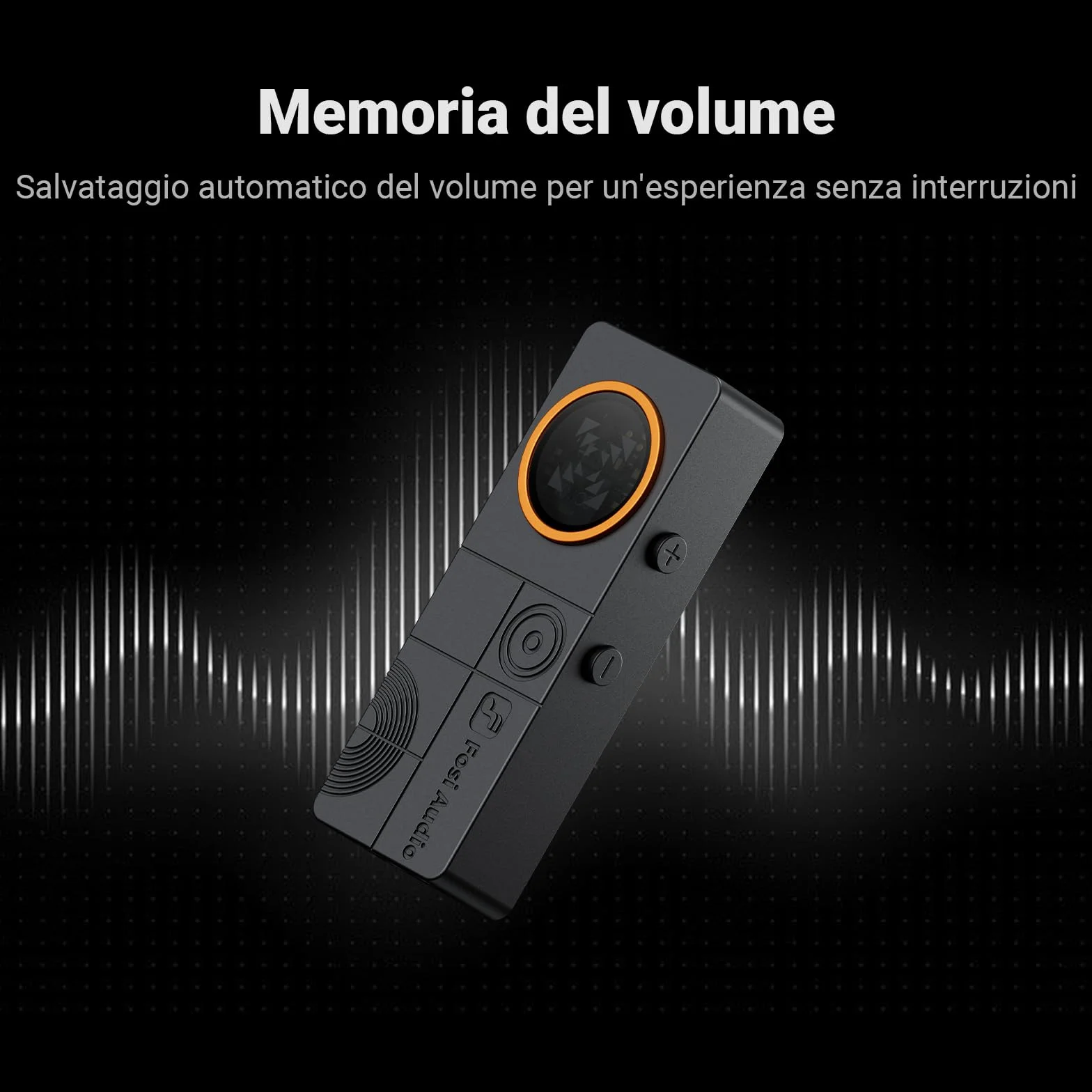 Fosi Audio DS3 USB-C DAC Amplificatore per Cuffie, con Audio Spaziale 7.1 per Gaming, ES9039Q2M XMOS POWERED, DSD512, 3,5 mm Singolo 4,4 mm Bilanciato, per PC/Telefono/PS5/Switch, Nero