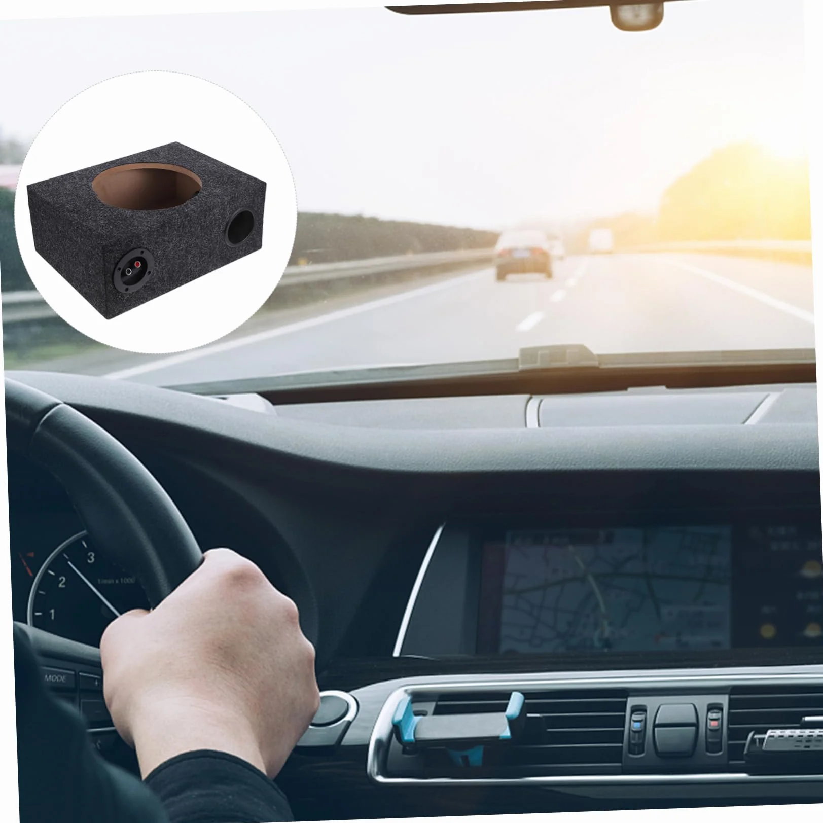 iplusmile Subwoofer Per Auto Box Sottile Per Veicoli Cassa Compatta Per Subwoofer Auto