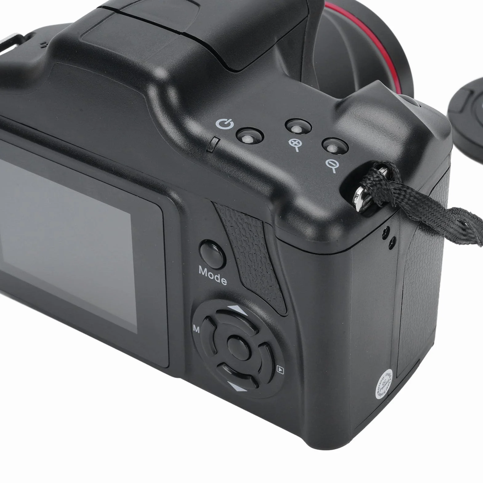 Fotocamera Digitale, Fotocamere 4K per Fotografia e Video, Fotocamera da Vlogging Touch Screen WiFi da 2,4 MP per YouTube con Flash, Hood Lenti, Fotocamere Anteriori e Posteriori