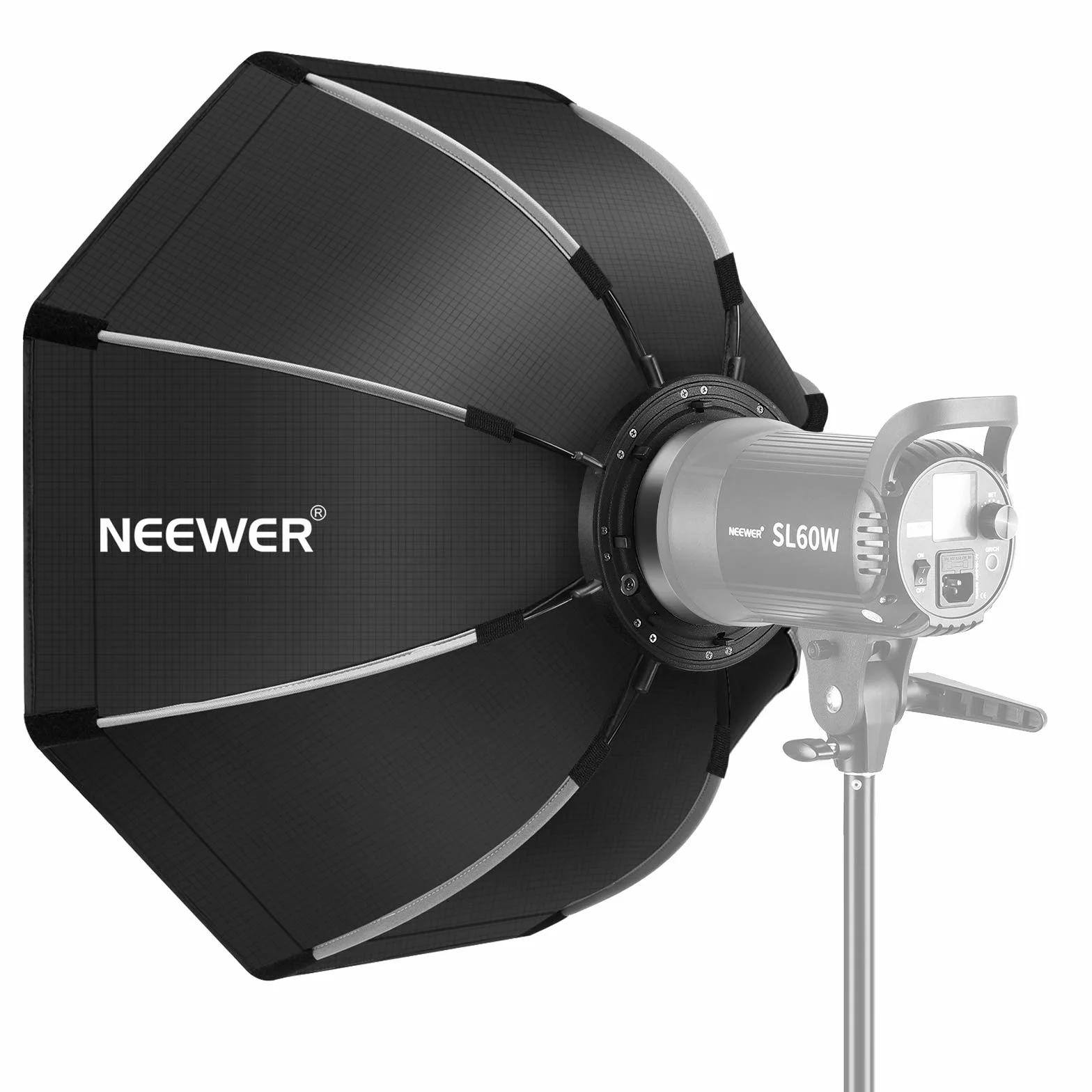 NEEWER Softbox Ottagonale da 90cm a Sgancio Rapido, con Attacco Bowens, Borsa da Trasporto Compatibile con CB60 CB100 CB150 Vision 4 S101-300W/400W NEEWER e Altre Luci con Bowens Mount-SF-RPBO36