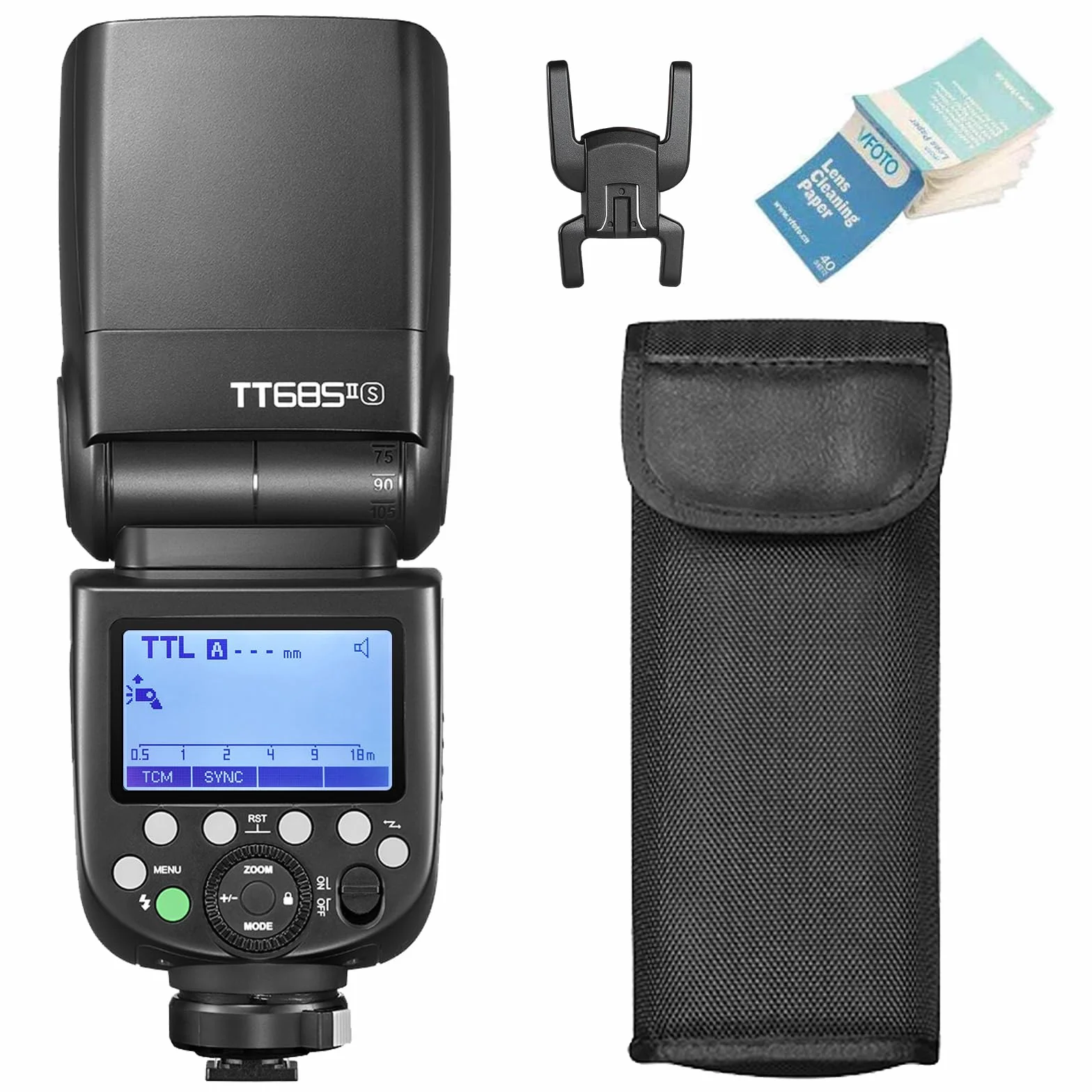 Godox TT685II-S Speedlite TTL Flash Camera 2,4G HSS High Speed 1 / 8000s GN60 Competibile per Sony A7III A7IV A77II A7RII A7R A58 A99 A6400 A6000 (TT685SII)