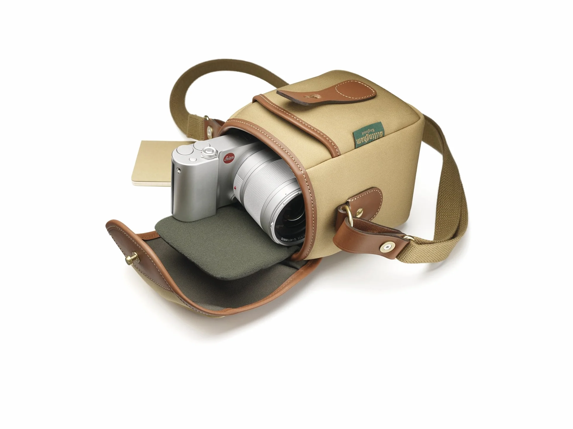 Billingham 72 Borsa Protettiva per Fotocamera, Khaki/Cuoio