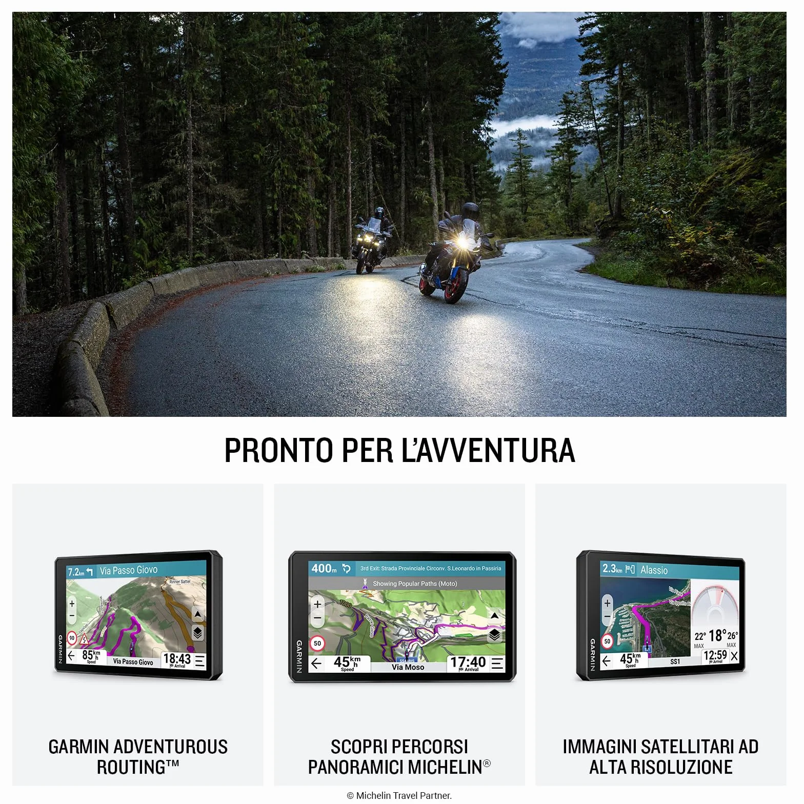 Navigatore satellitare per moto zūmo XT3 6″