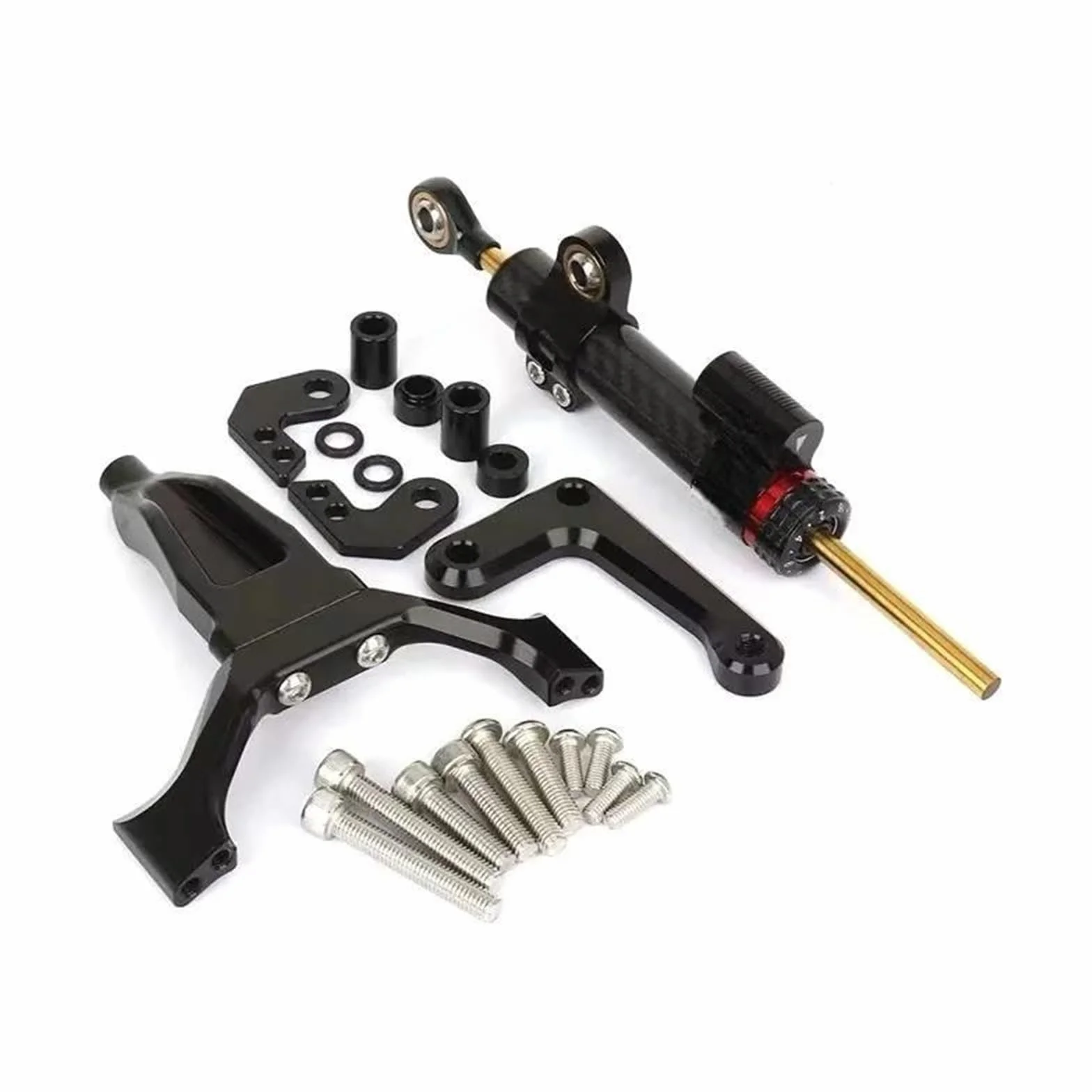 Ammortizzatore Ammortizzatore Di Sterzo Per Moto Per Yamaha MT-09 2024 2025 Kit Stabilizzatore Con Staffa Montaggio Per Il Controllo Dello Controllo Stabilizzatore(Colore 1)