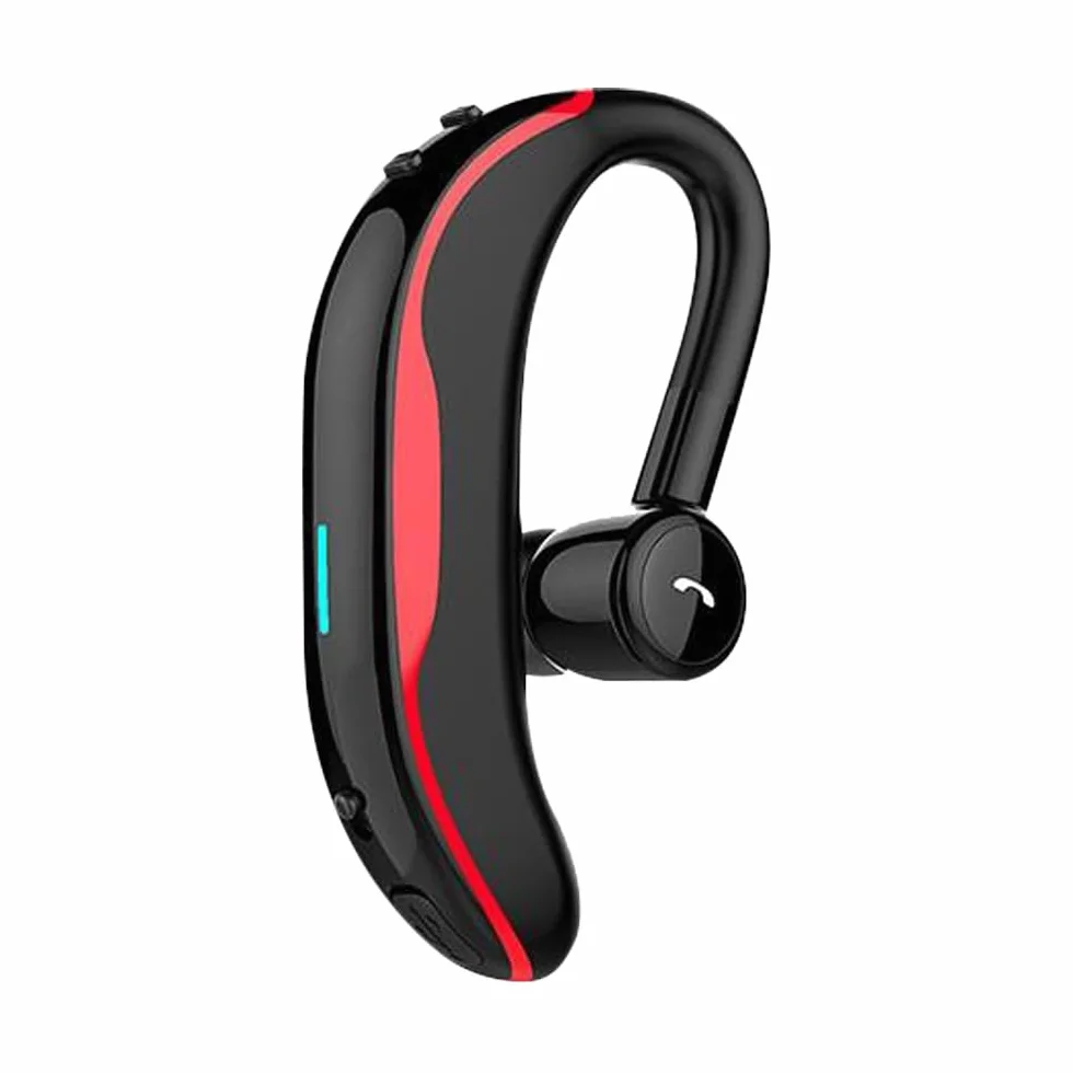 Auricolare Wireless Bluetooth 5.4 Mono/Indip. (L/R), 200h standby, ENC, HiFi, IPX4, 180° rotazione, 12g ultra-leggero, compatibile iOS/Android. Design ad aggancio.(rosso)
