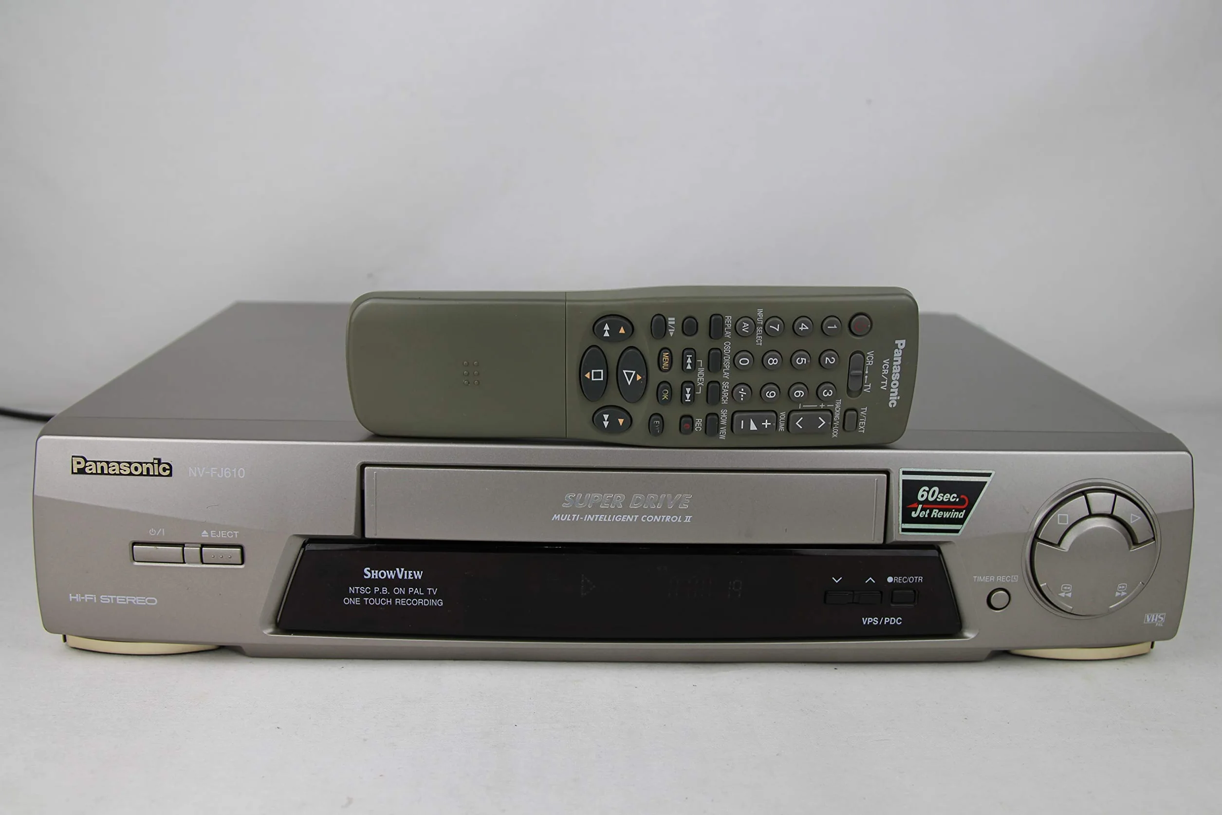 Panasonic NV-FJ 610EG-S Videoregistratore VHS