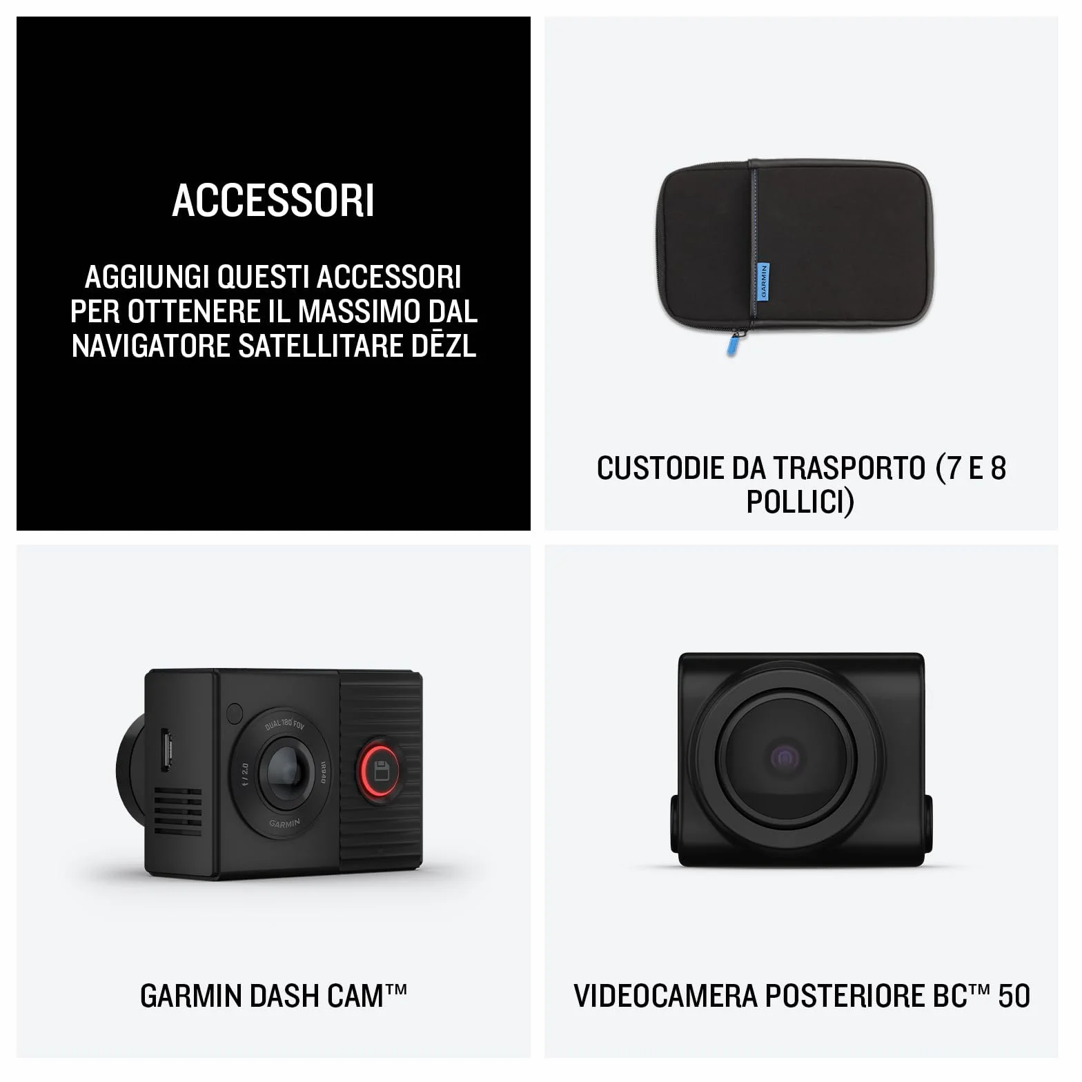 Garmin dēzl LGV720, Navigatore per Camion, GPS, Display da 7", Mappa Europa, Avvisi Meteo, Velocità del Vento, Foto satellitari della destinazione, Percorsi popolari, Traffico Live