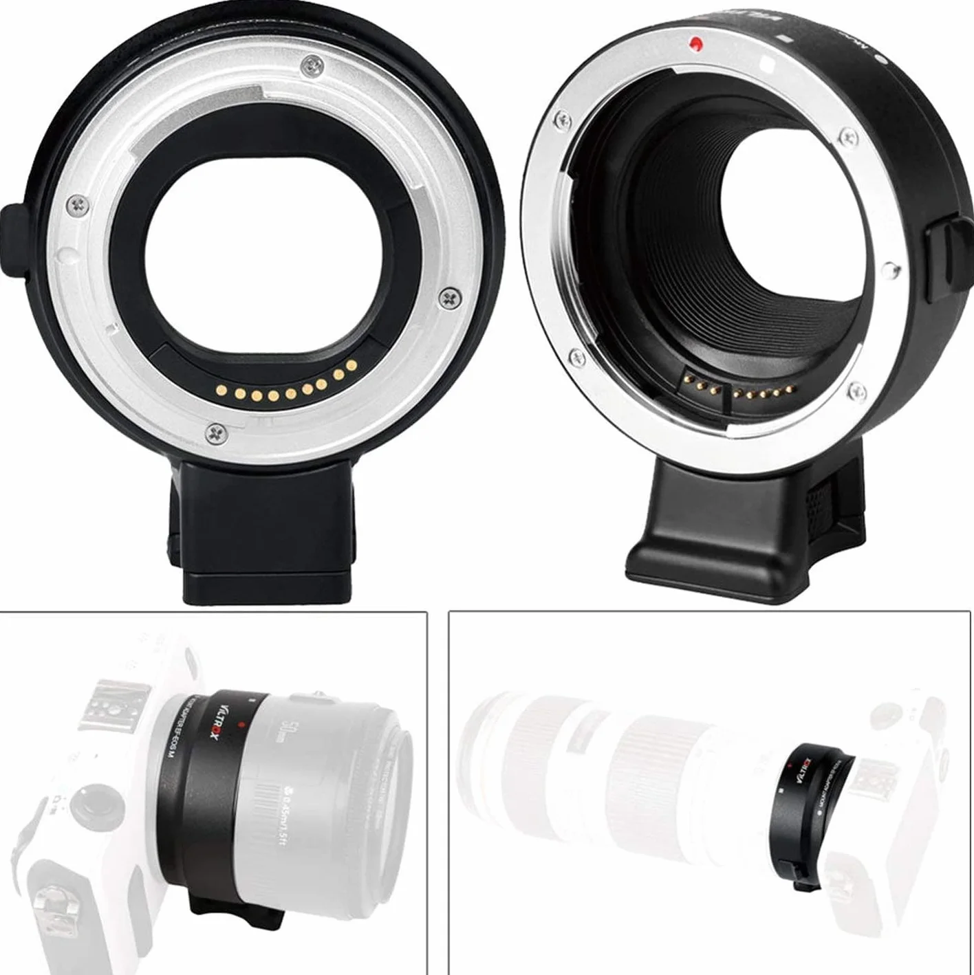 VILTROX EF-EOS M adattatore Lente Montare Obiettivo Convertitore per Canon EF/EF-S a EF-M mount EOS M2 M3 M10 M5 M6 M50 M100