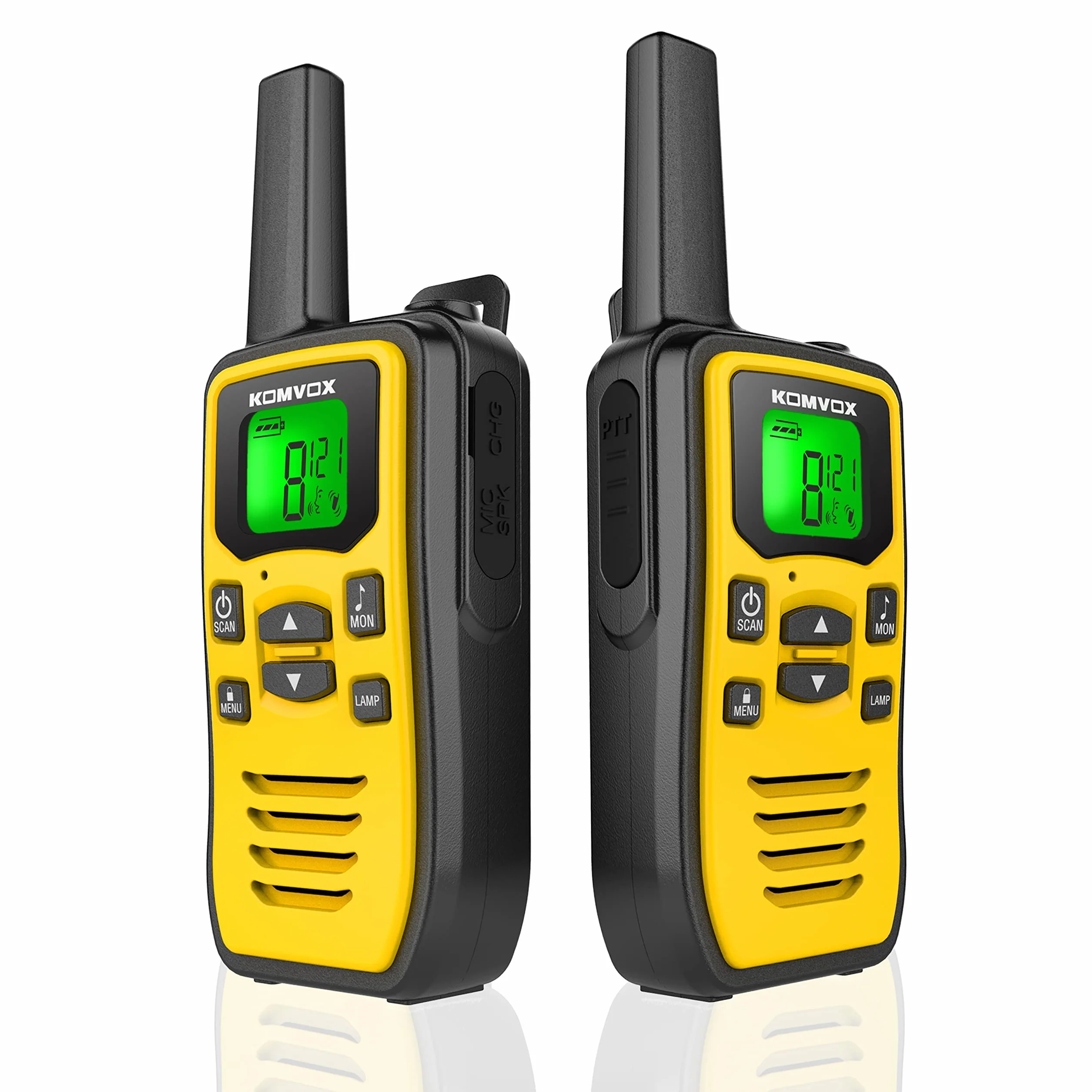 Walkie Talkie Ricaricabile Adulti Professionali, Canale 16 Ricetrasmittenti PMR, Radio Trasmittenti Kit Sopravvivenza