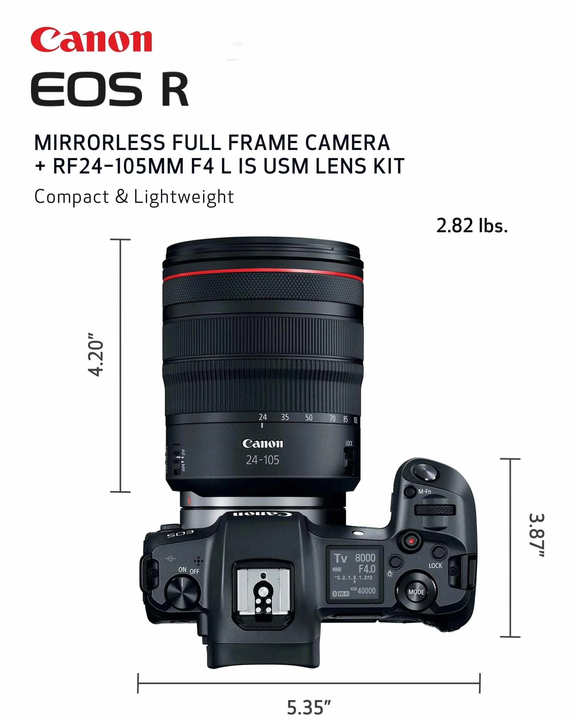 Canon Mount Adapter EF-EOS R adattatore per lente fotografica
