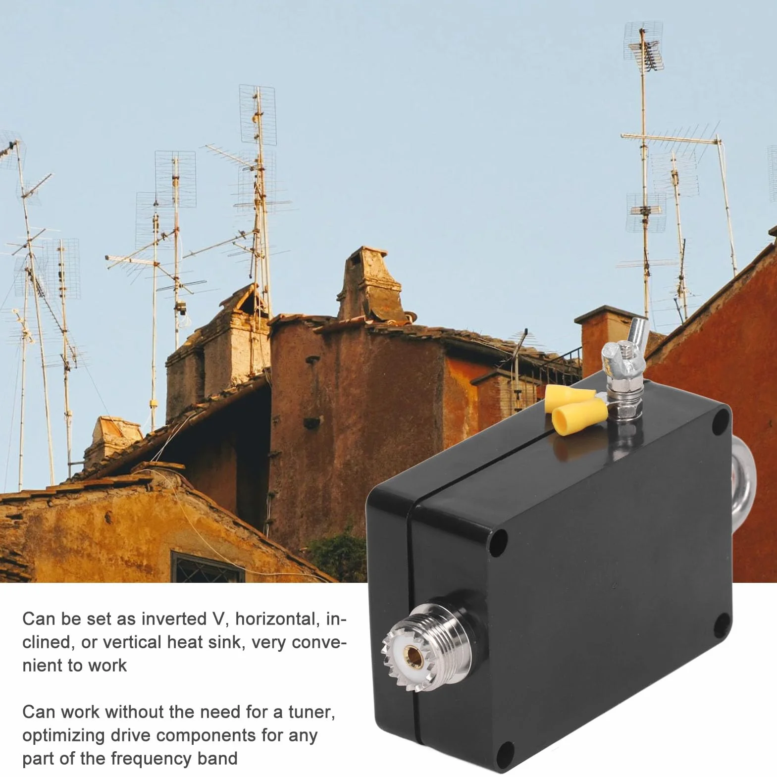 Balun 49:1 per Antenna a Onde Corte PEP 100 W BNC Femmina