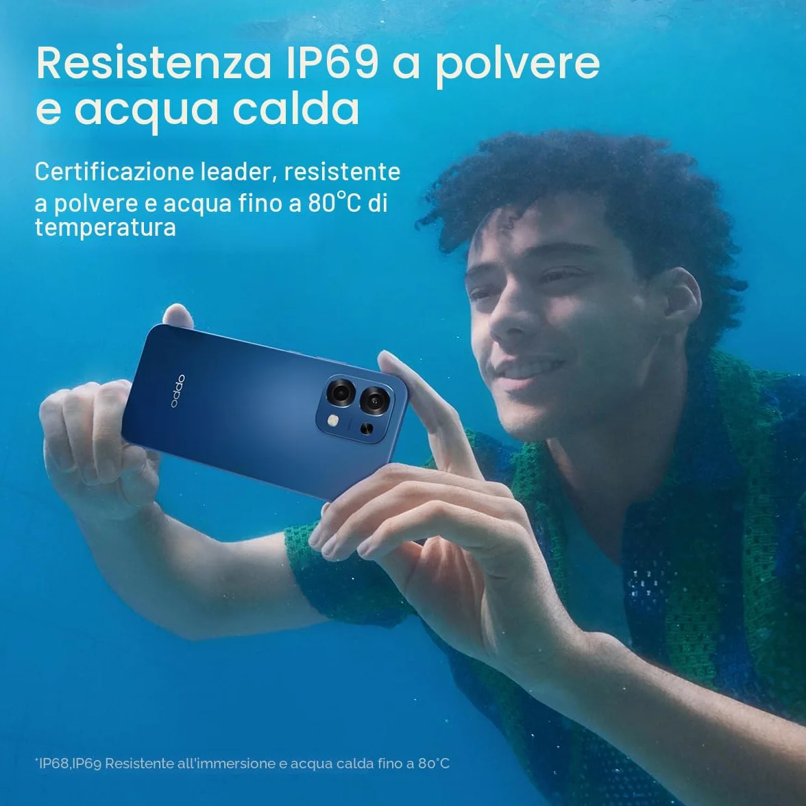 OPPO A6 Pro 5G - Smartphone sbloccato con IA, 8 GB RAM + 256 GB, batteria 6500 mAh, ricarica rapida 80 W, schermo AMOLED 120 Hz, IP69, fotocamera 50 MP AI, Dual SIM, versione spagnola, titanio
